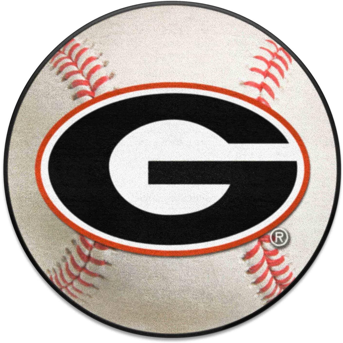 Georgia Baseball Mat 27  diameter 27  diameter