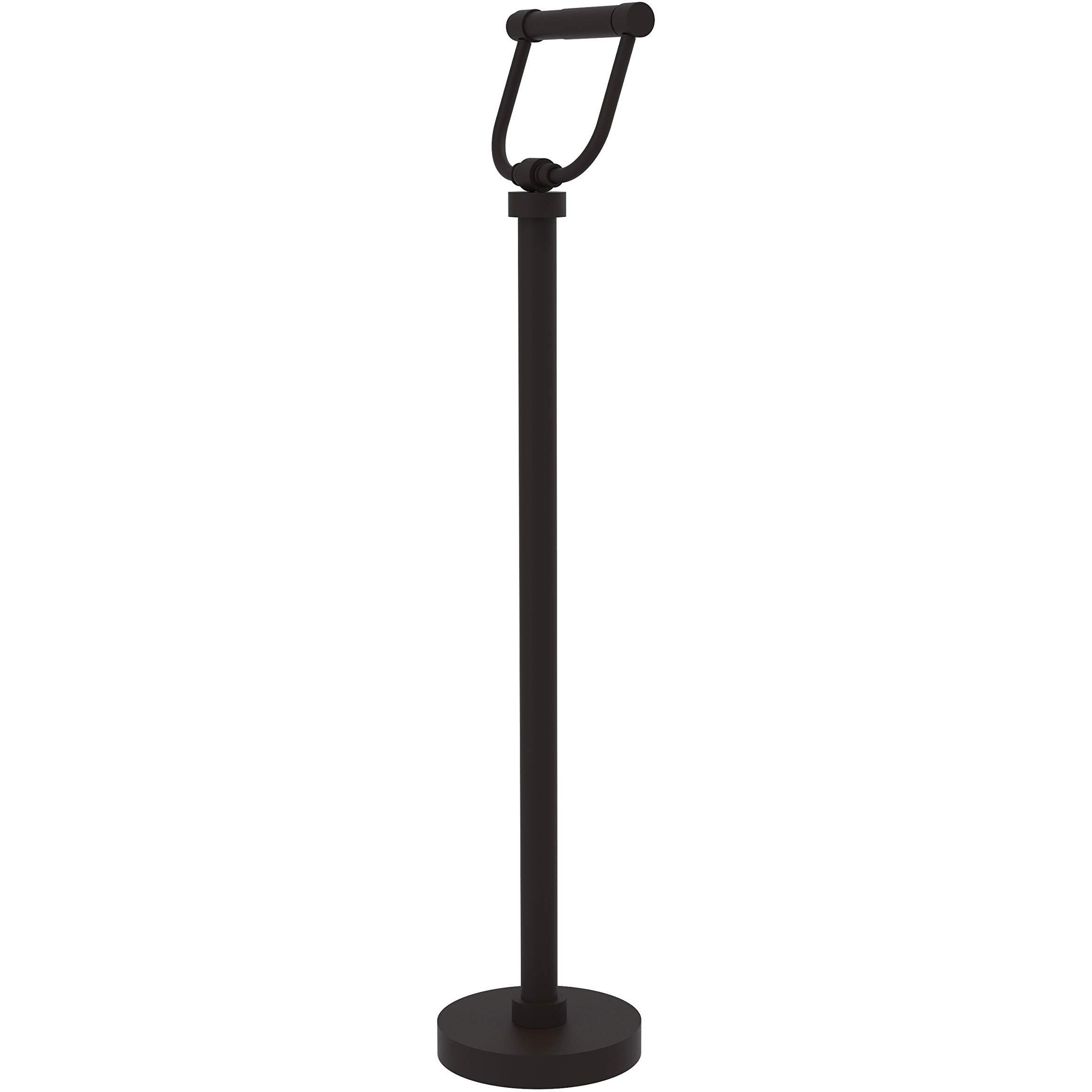 Allied Brass TS-25-ORB Free Holder Toilet Tissue Stand, 26-Inch, Oil Rubbed Bronze