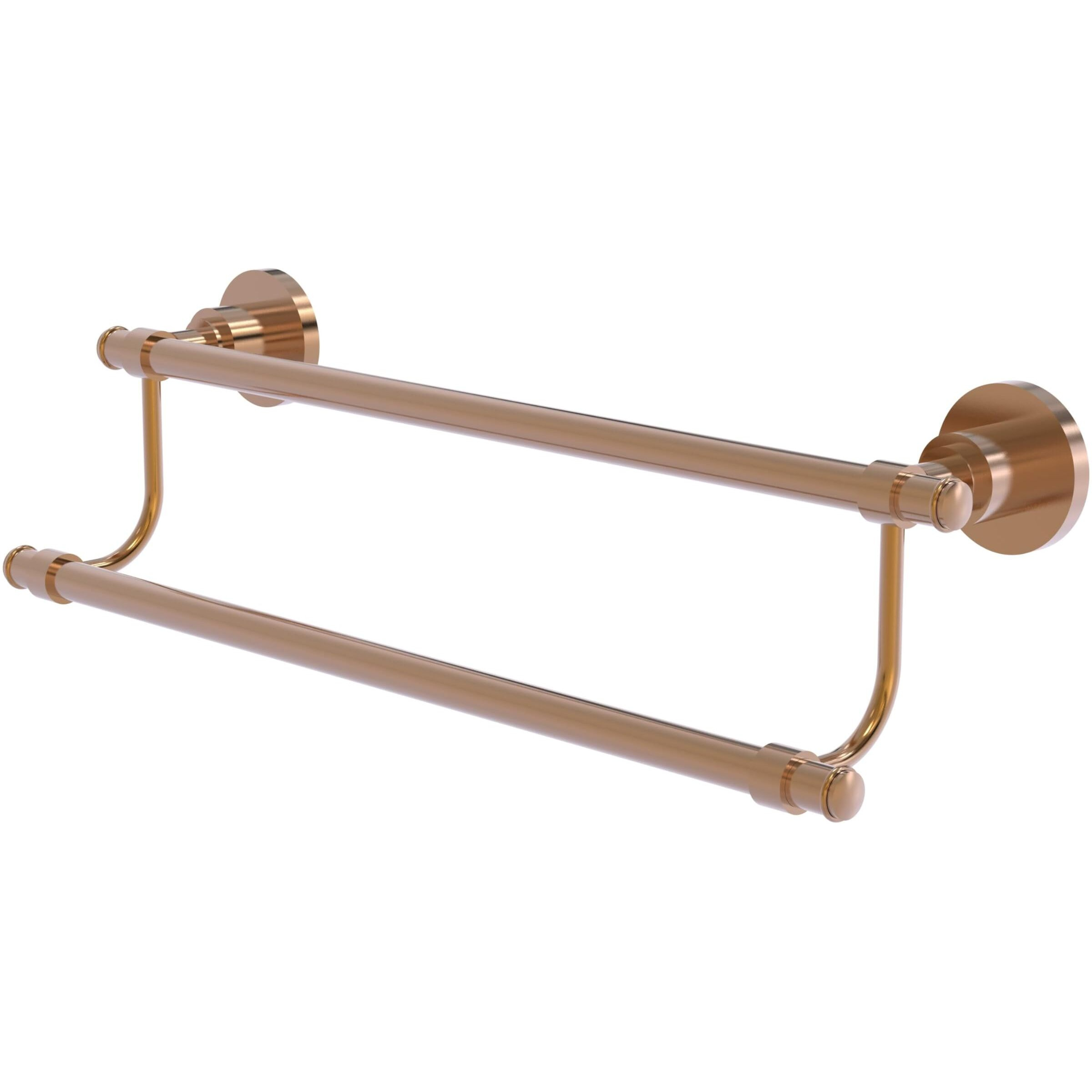 Allied Brass WS-72/30 Washington Square Collection 30 Inch Double Towel Bar, Brushed Bronze