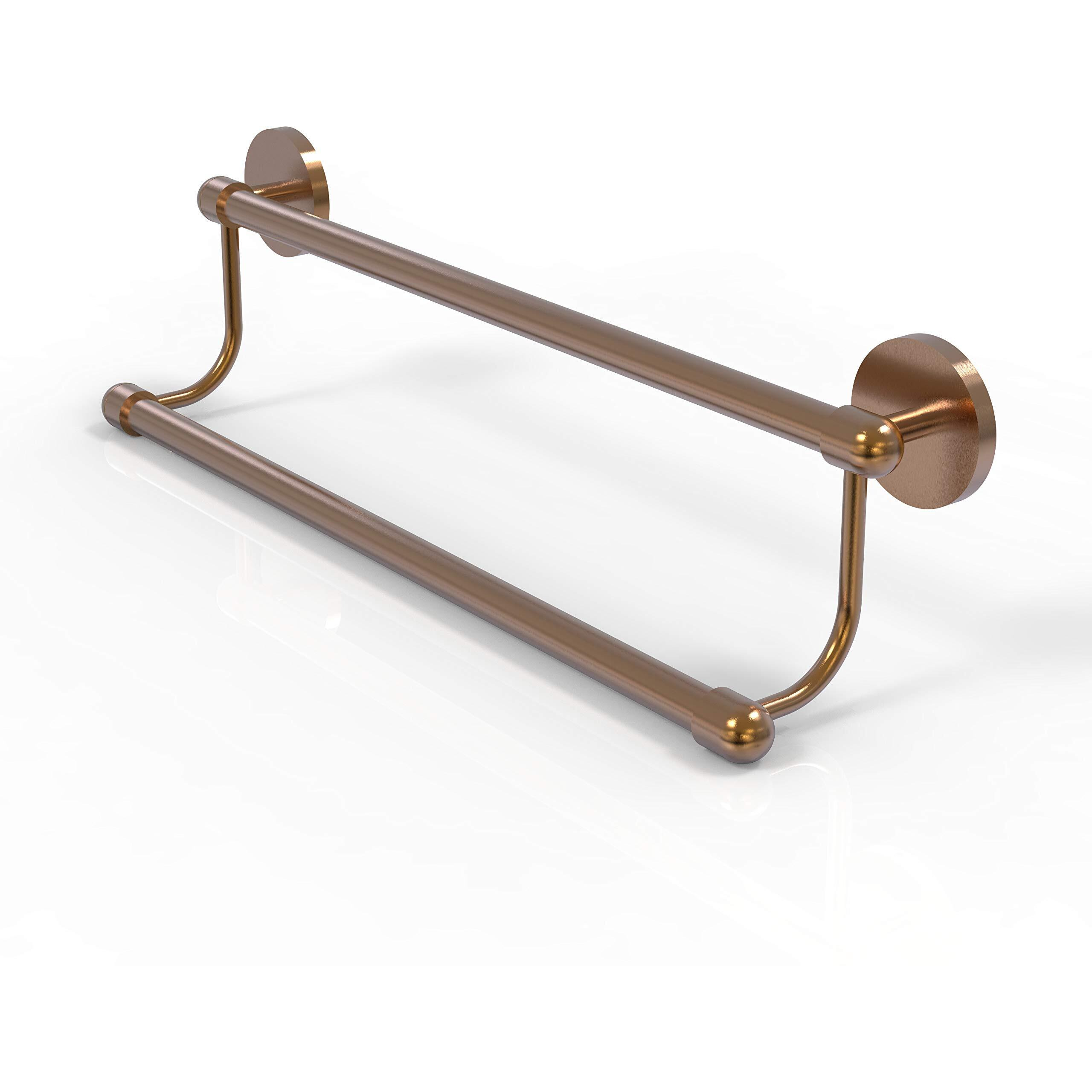 Allied Brass TA-72/36 Tango Collection 36 Inch Double Towel Bar, Brushed Bronze