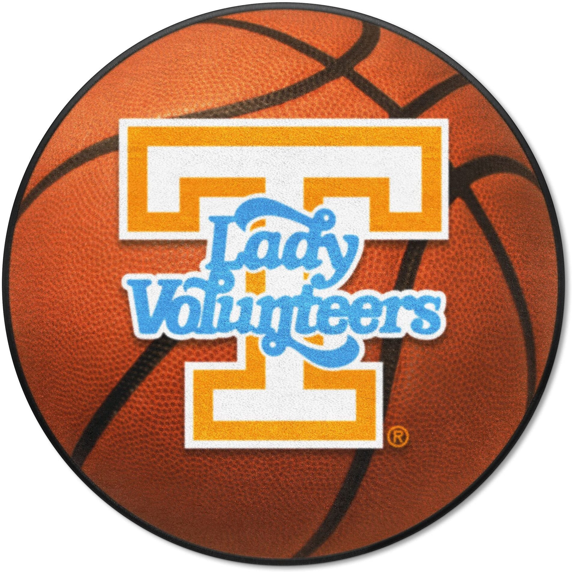 FANMATS Sports Team Logo Design University of Tennessee Basketball Mat