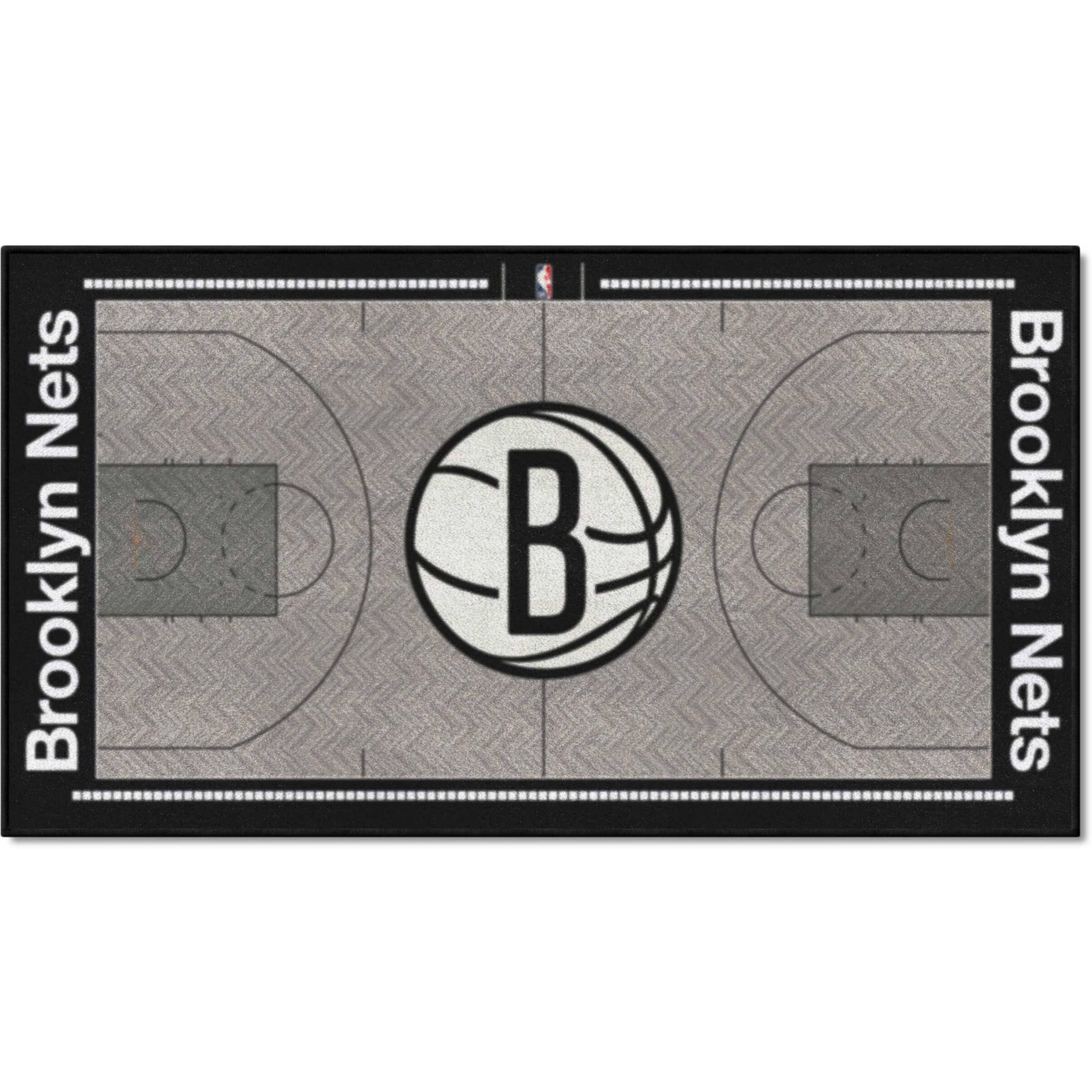 Fanmats 9497 NBA Brooklyn Nets Court Nylon Court Runner