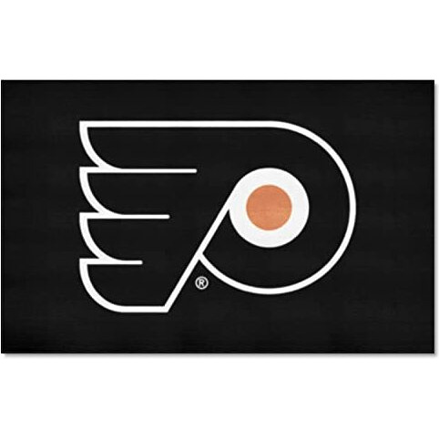 FANMATS 10483 Philadelphia Flyers Ulti-Mat Rug - 5ft. x 8ft. | Sports Fan Area Rug, Home Decor Rug and Tailgating Mat