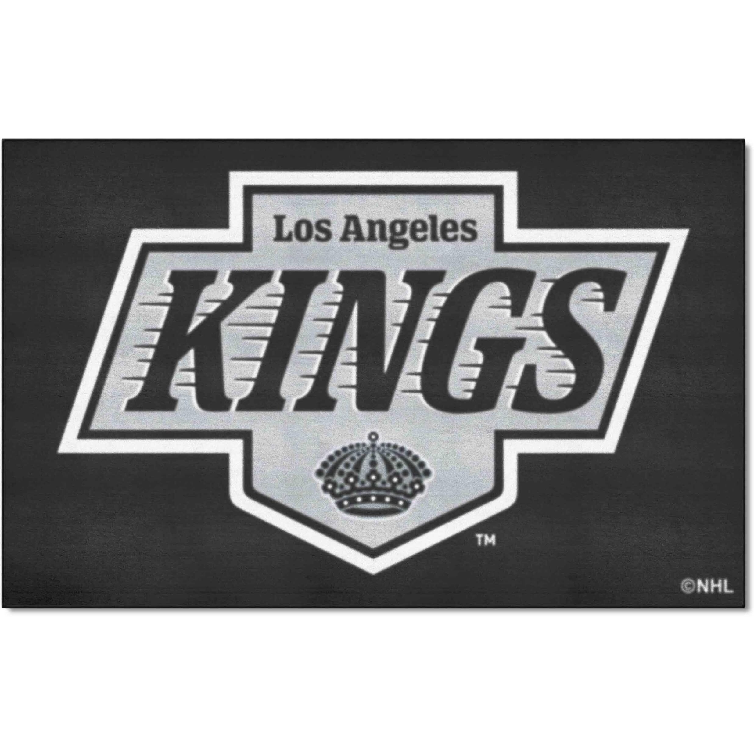 FANMATS 10648 Los Angeles Kings Ulti-Mat Rug - 5ft. x 8ft. | Sports Fan Area Rug, Home Decor Rug and Tailgating Mat