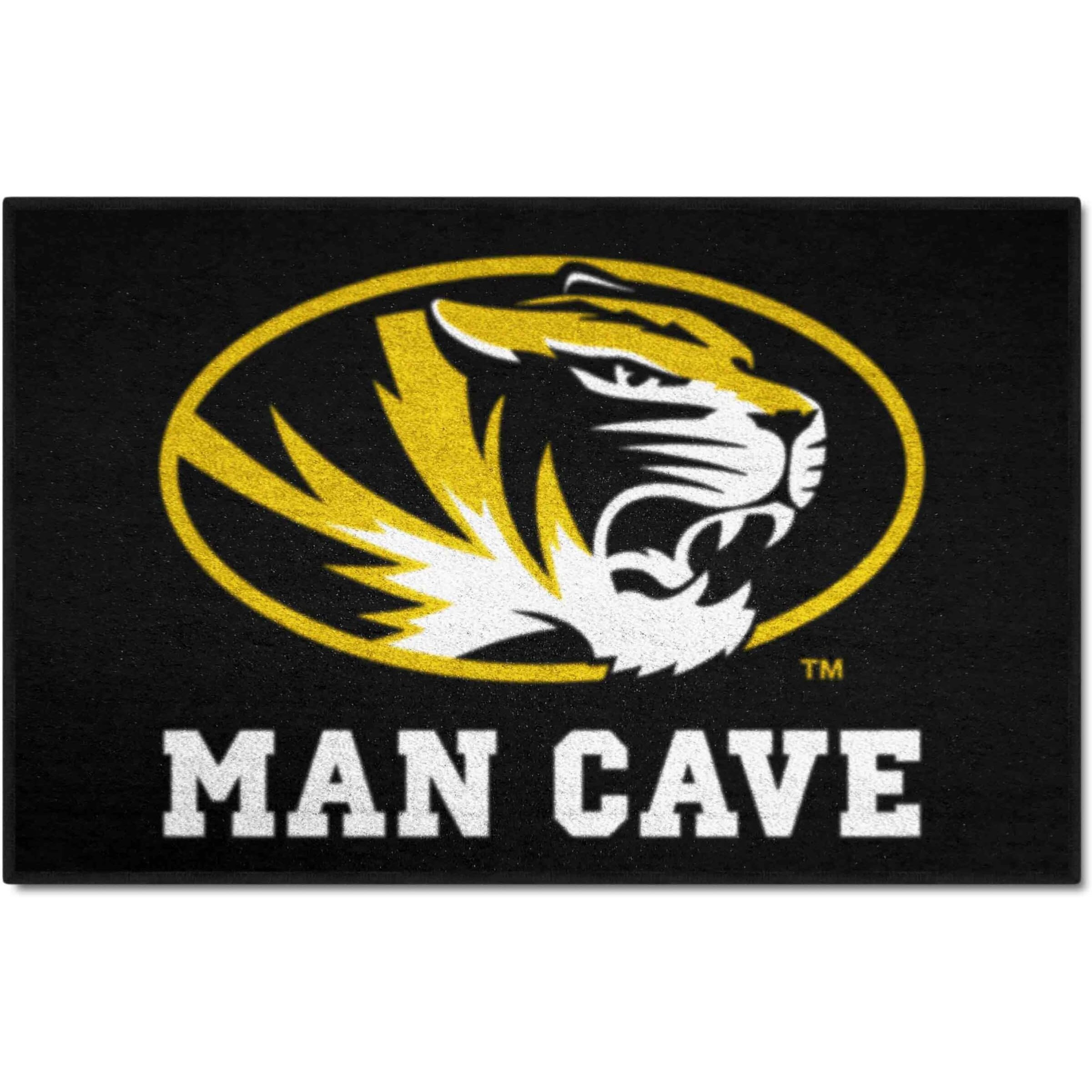 FANMATS University of Missouri Nylon Universal Man Cave Starter Rug , 19 x30