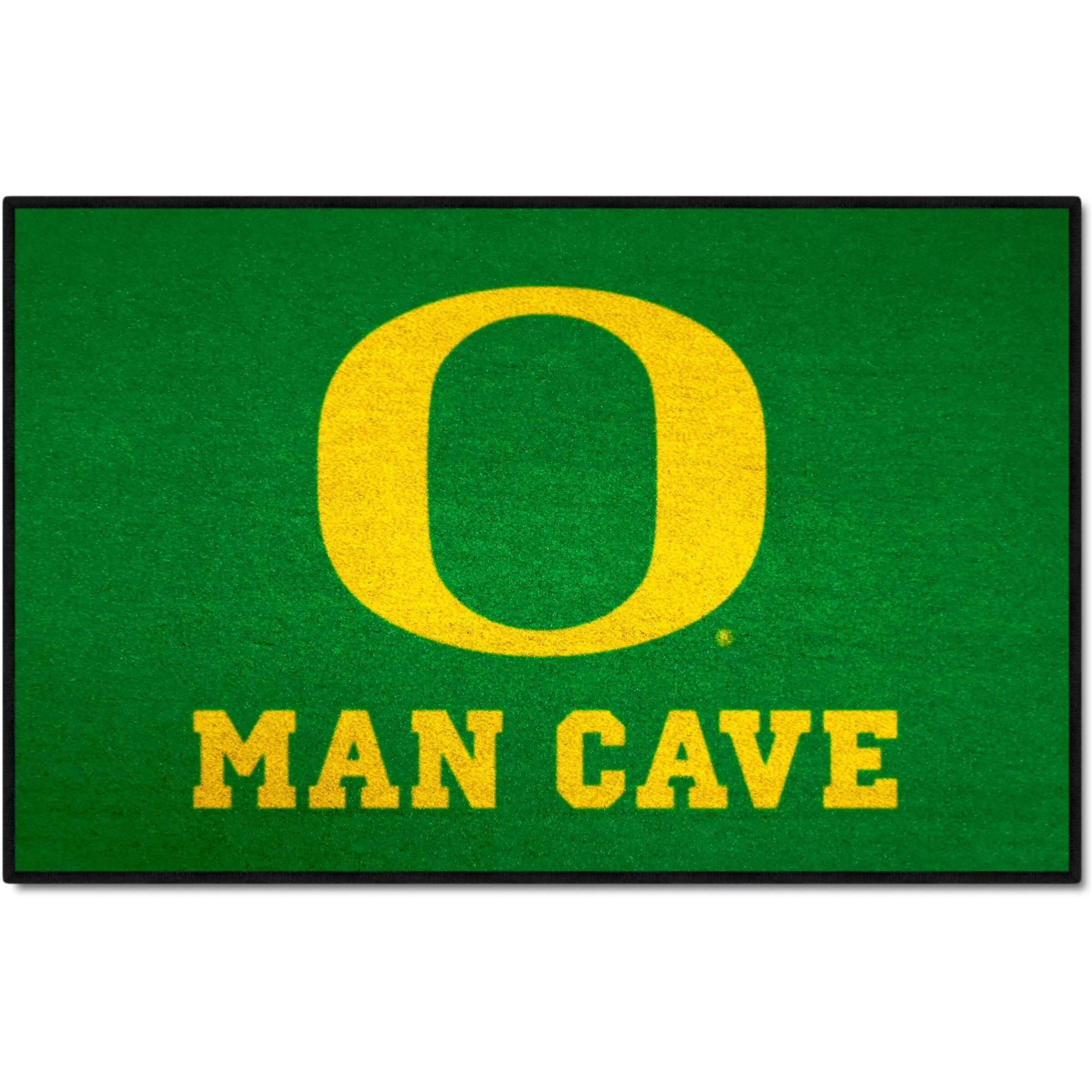 FANMATS 14688 University of Oregon Nylon Universal Man Cave Starter Rug , 19 x30