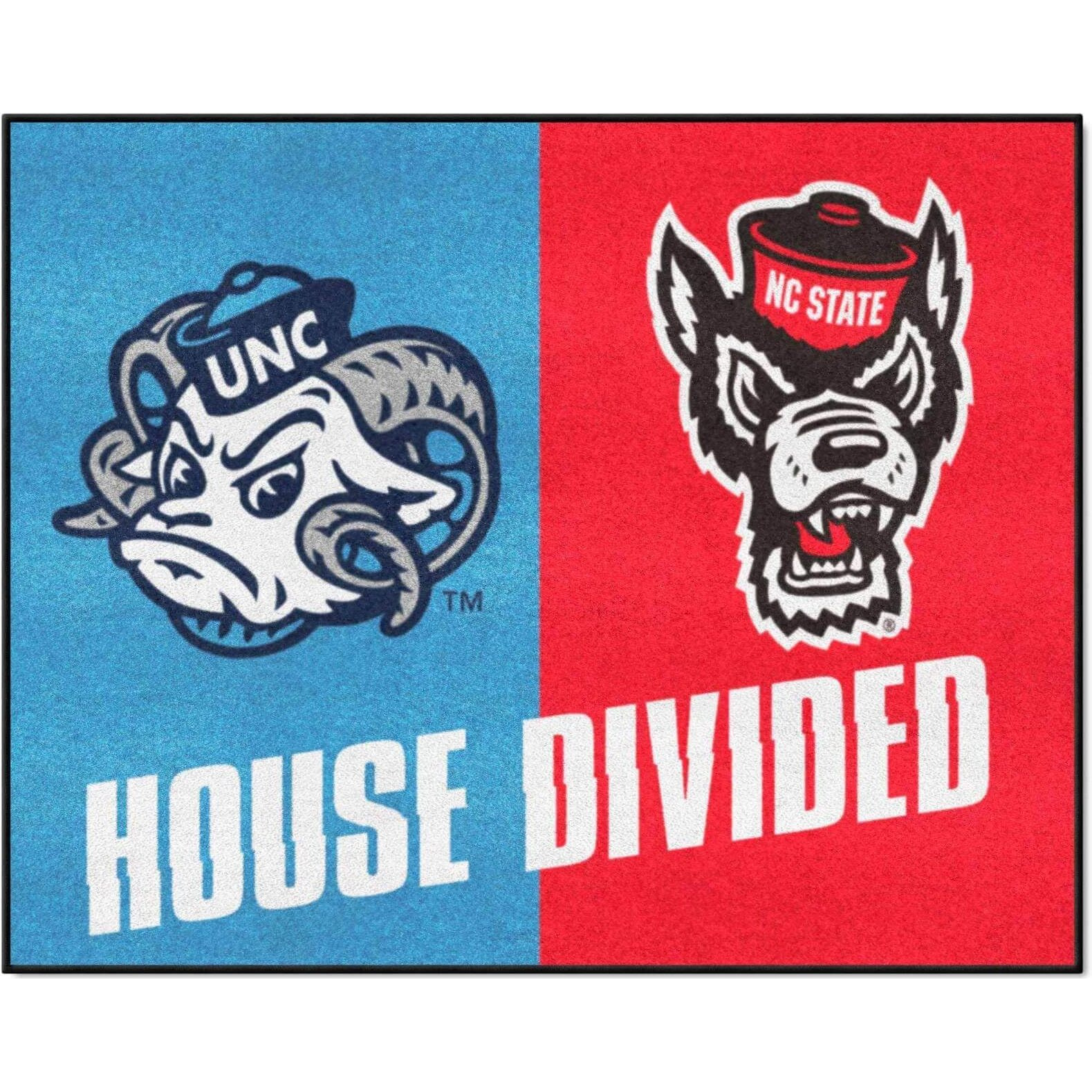 Fanmats Collegiate 34 x 45 in. House Divided Rug