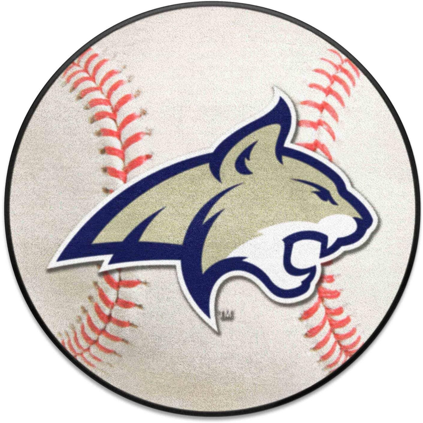 Montana State Baseball Mat 27  diameter