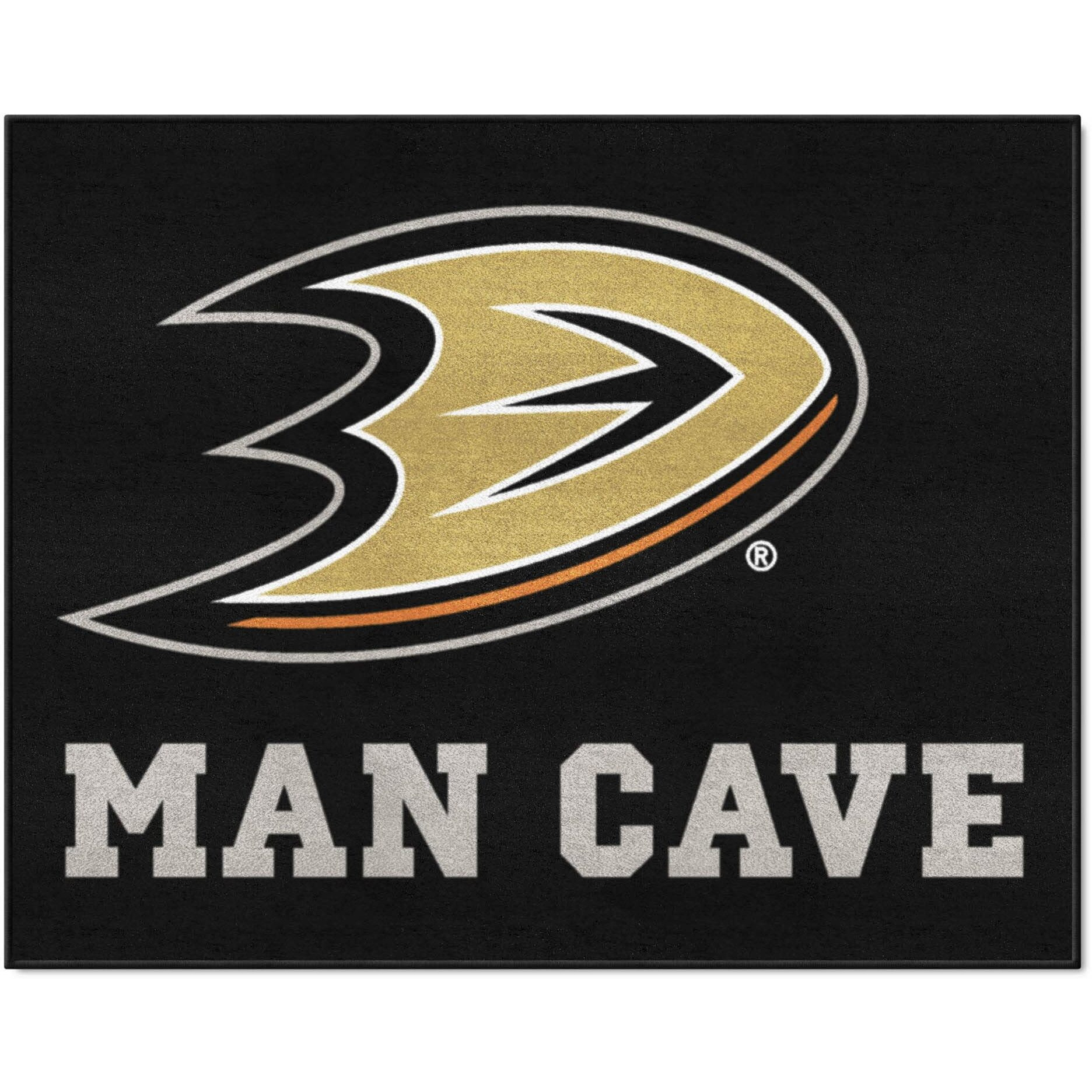 FANMATS NHL Anaheim Ducks Nylon Face Man Cave All-Star Mat - 33.75 x42.5