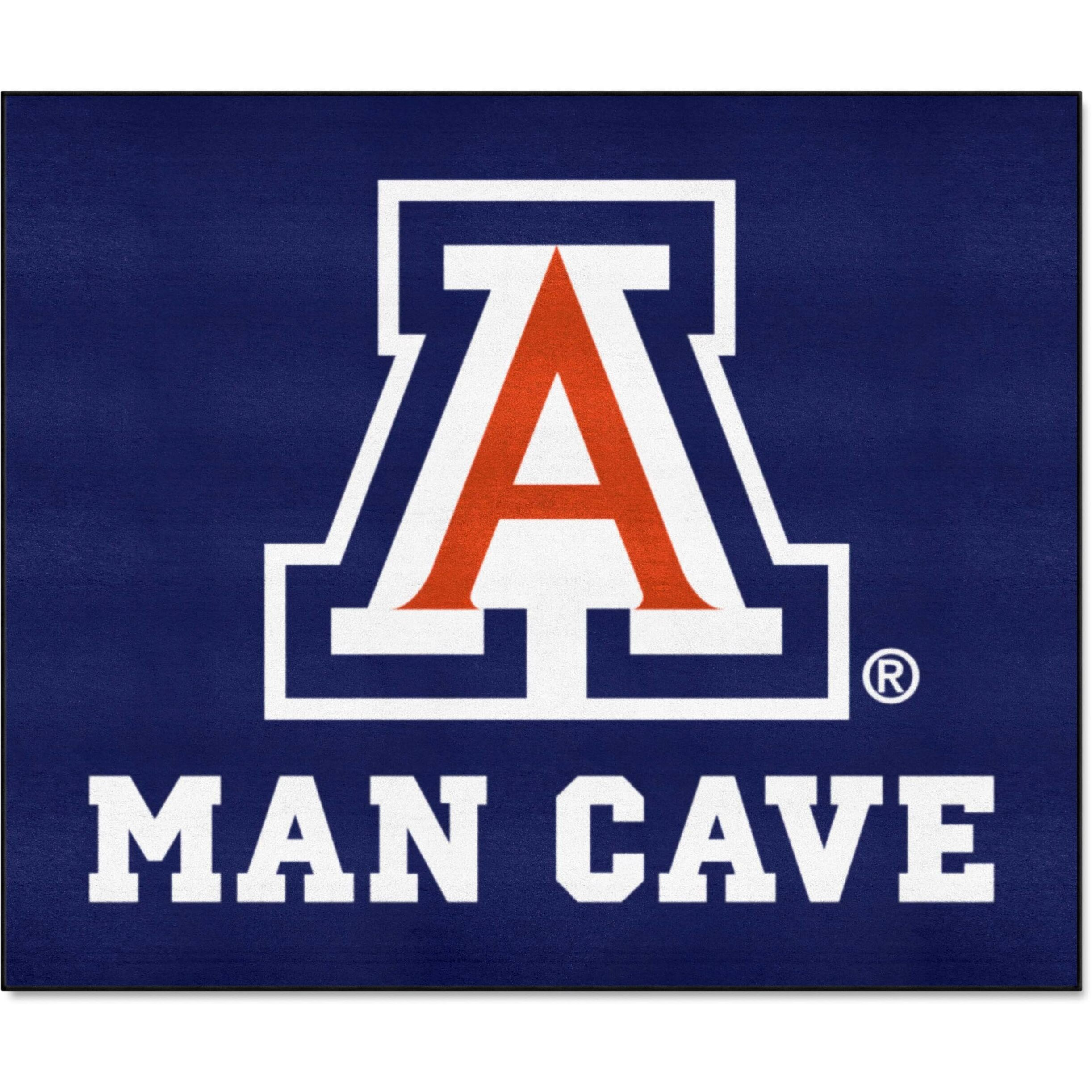 FANMATS 17287 Arizona Wildcats Man Cave Tailgater Rug - 5ft. x 6ft. Sports Fan Area Rug, Home Decor Rug and Tailgating Mat