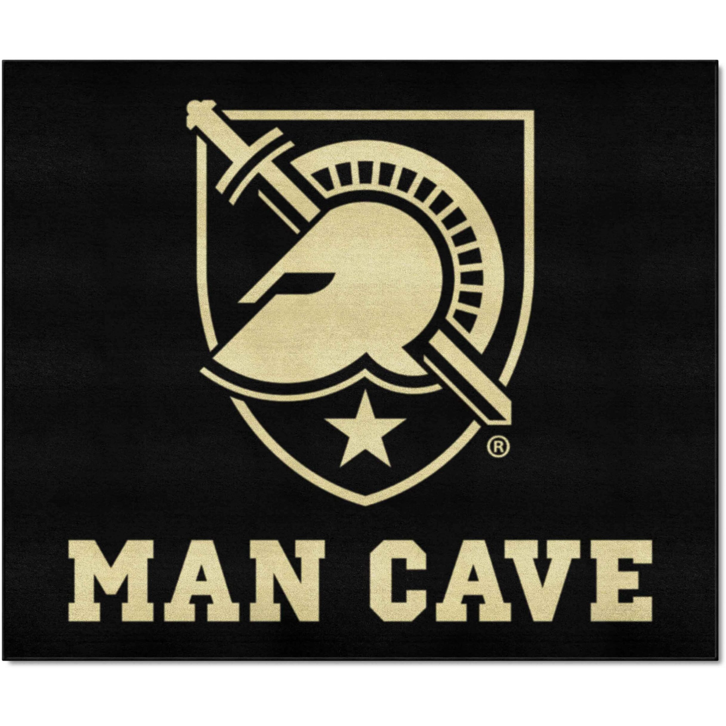 FANMATS 17235 Army West Point Black Knights Man Cave Tailgater Rug - 5ft. x 6ft. Sports Fan Area Rug, Home Decor Rug and Tailgating Mat