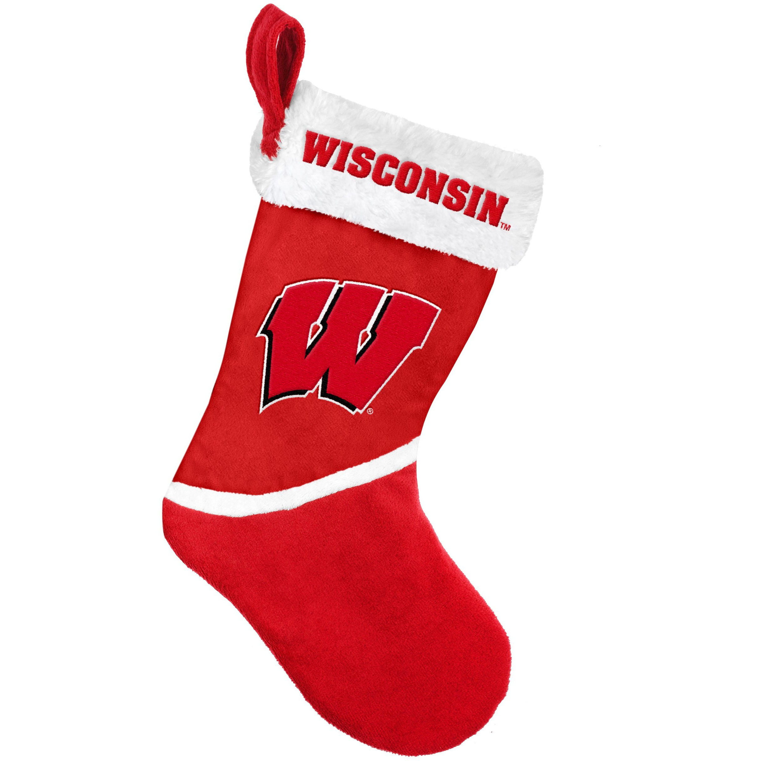 FOCO NCAA Wisconsin Badgers 2015 Basic Stocking, Red