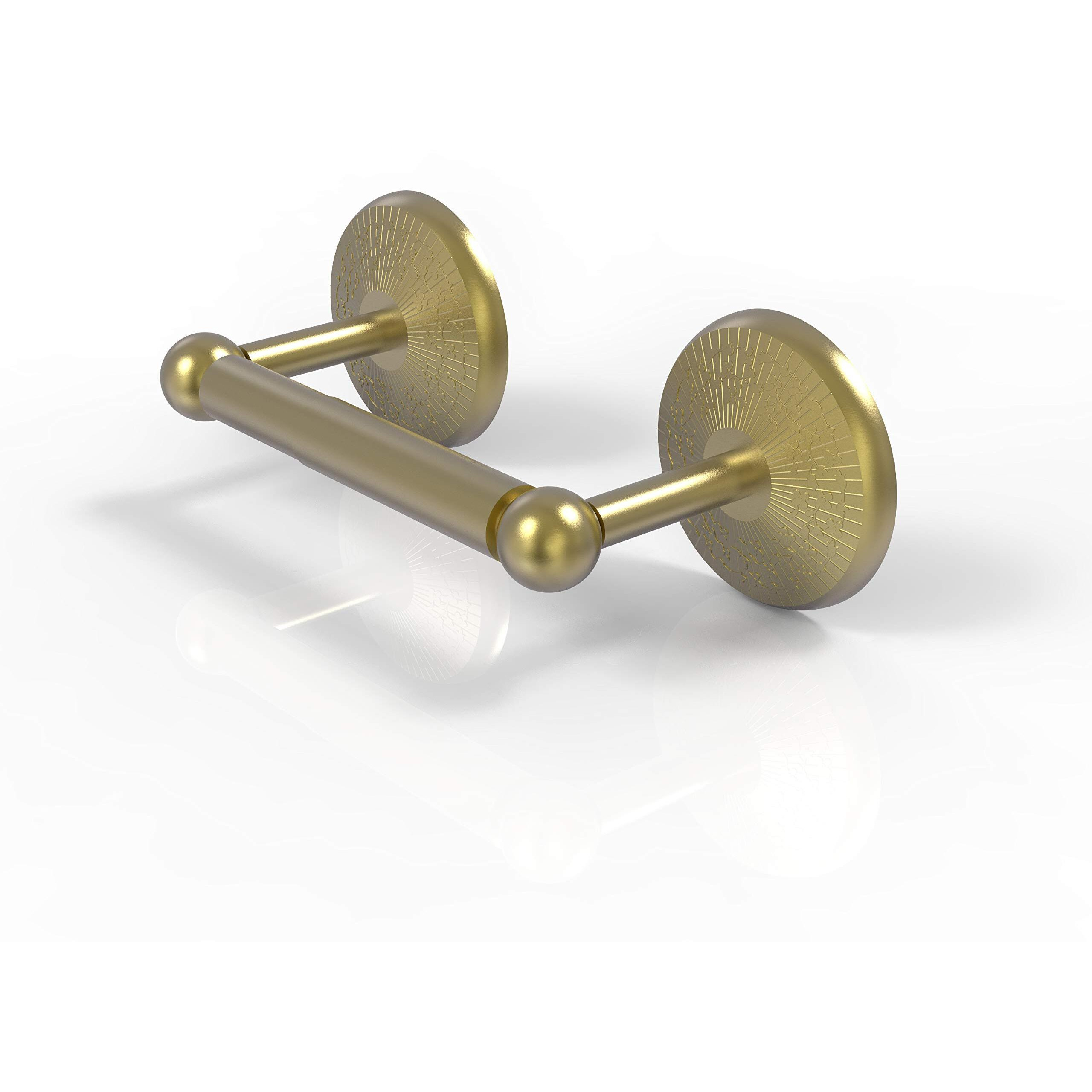 Allied Brass PMC-24-SBR Prestige Monte Carlo Collection 2 Post Tissue Toilet Paper Holder, Satin Brass