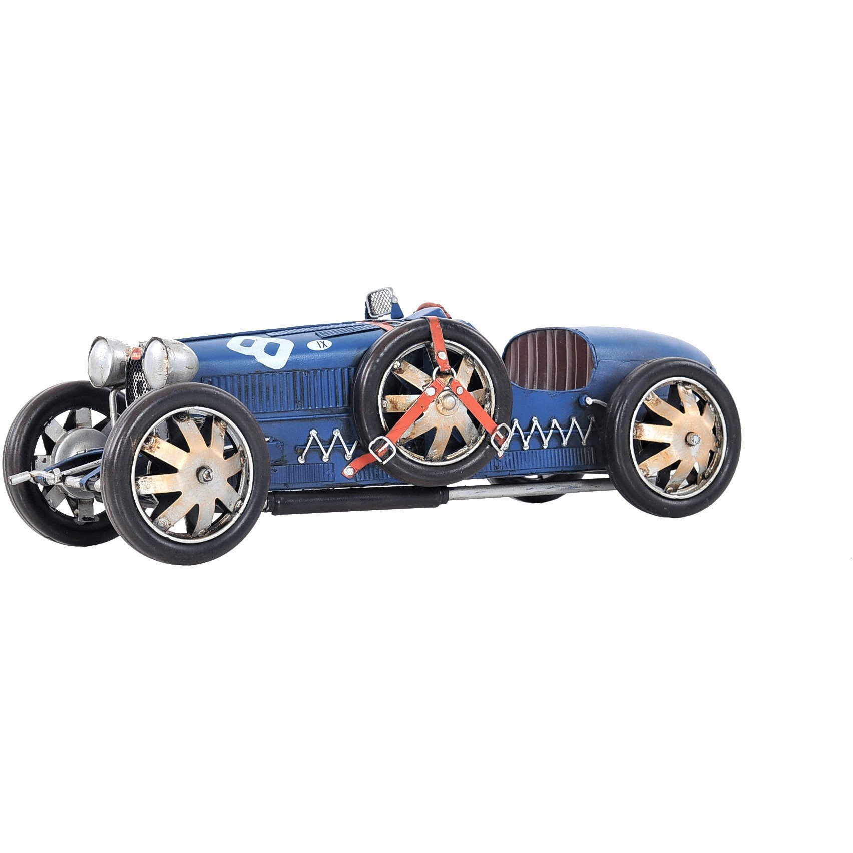 Old Modern Handicrafts Bugatti Type 35 Scale Model Car - an Elegant Model Car Decors for Home & Office - 14.0L x 5.5W x 4.0H Inches