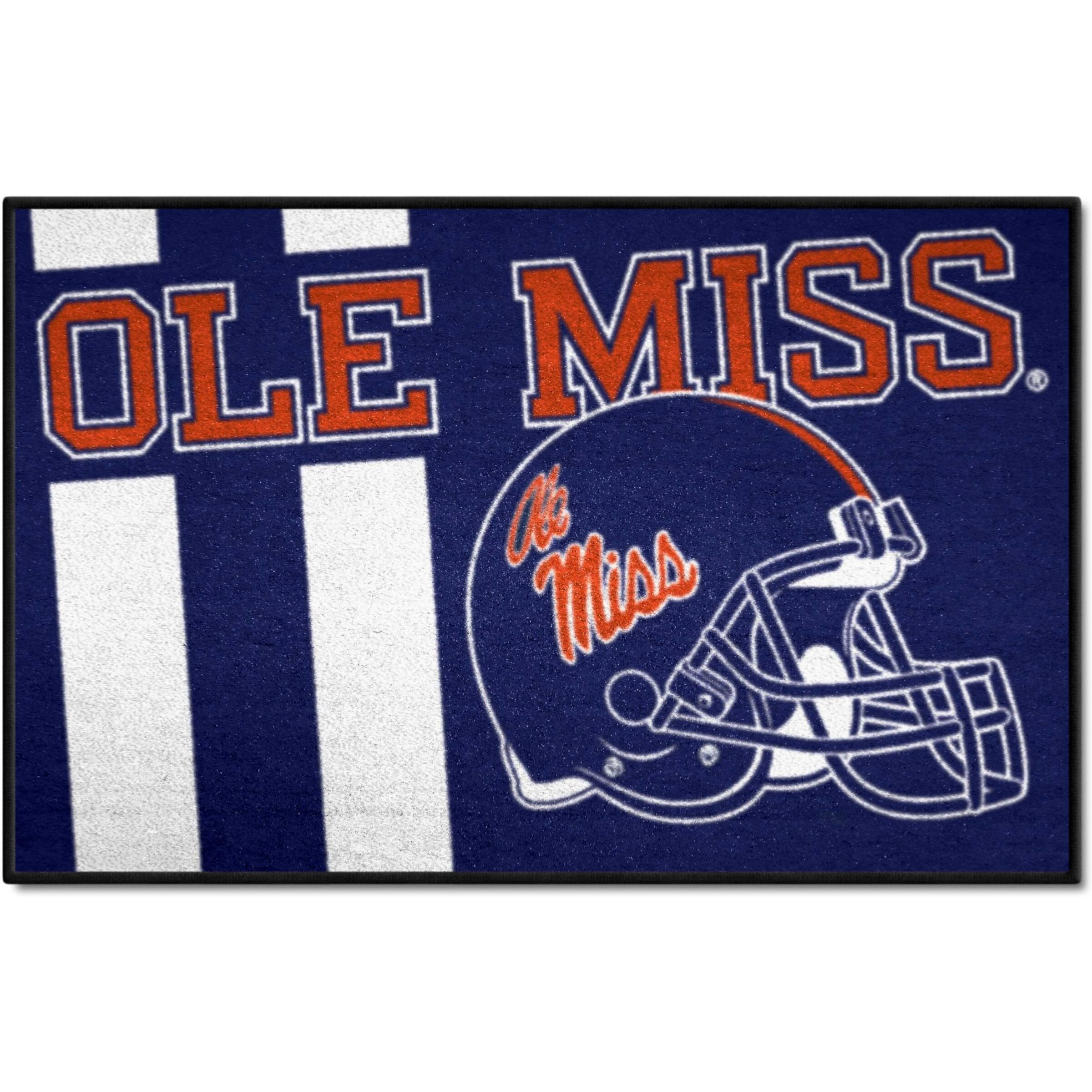 FANMATS 18771 Ole Miss Rebels Starter Mat Accent Rug - 19in. x 30in. | Sports Fan Home Decor Rug and Tailgating Mat Uniform Design