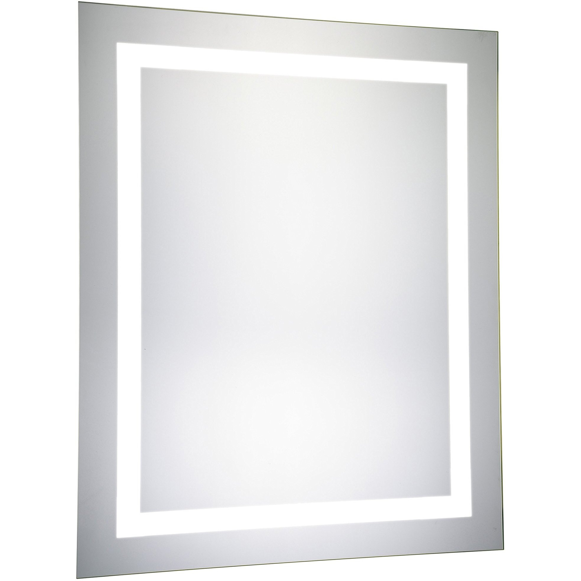 LED Electric Mirror Rectangle W24 H30 Dimmable 5000K