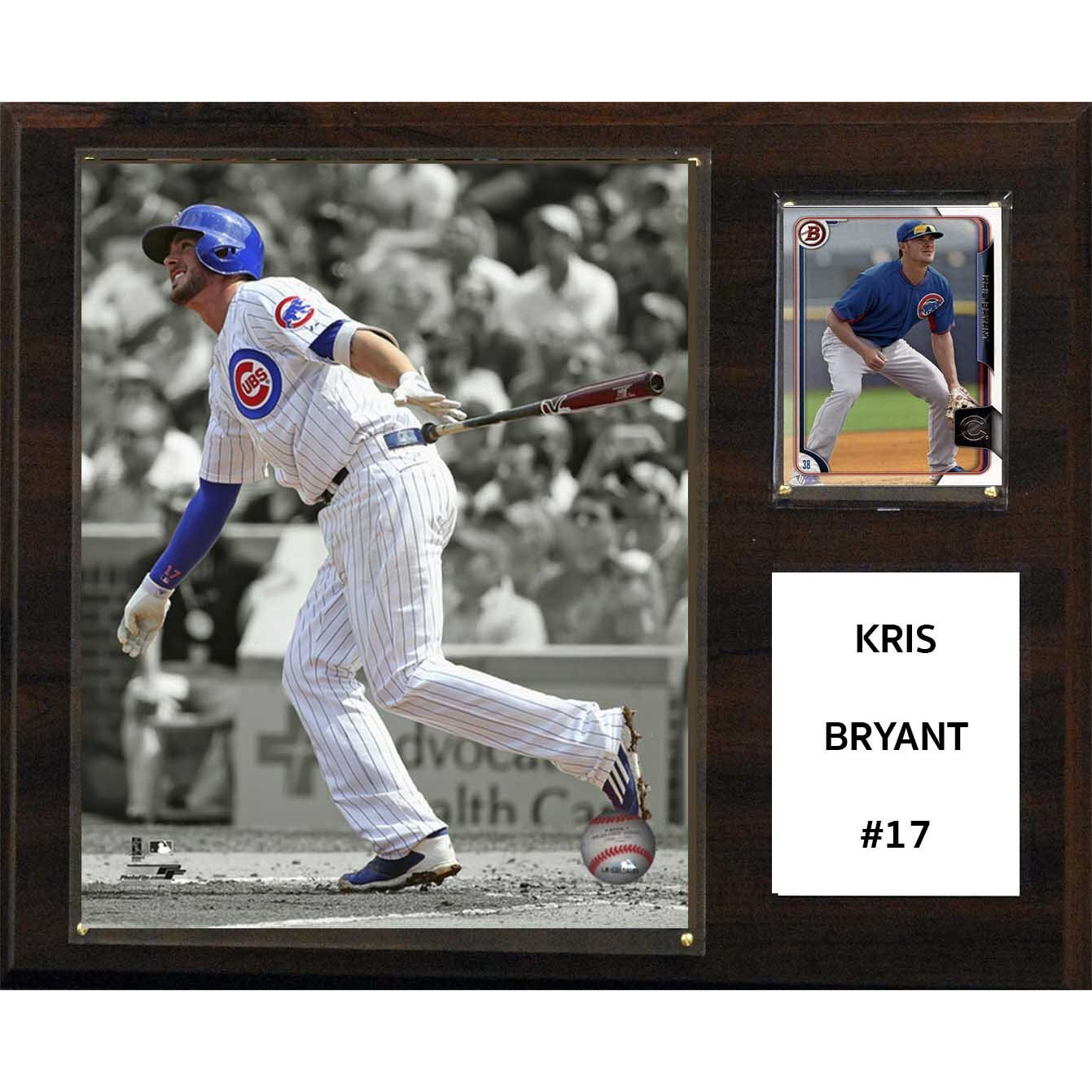 C&I Collectables MLB Chicago Cubs Kris Bryant Player Plaque, 12 x15