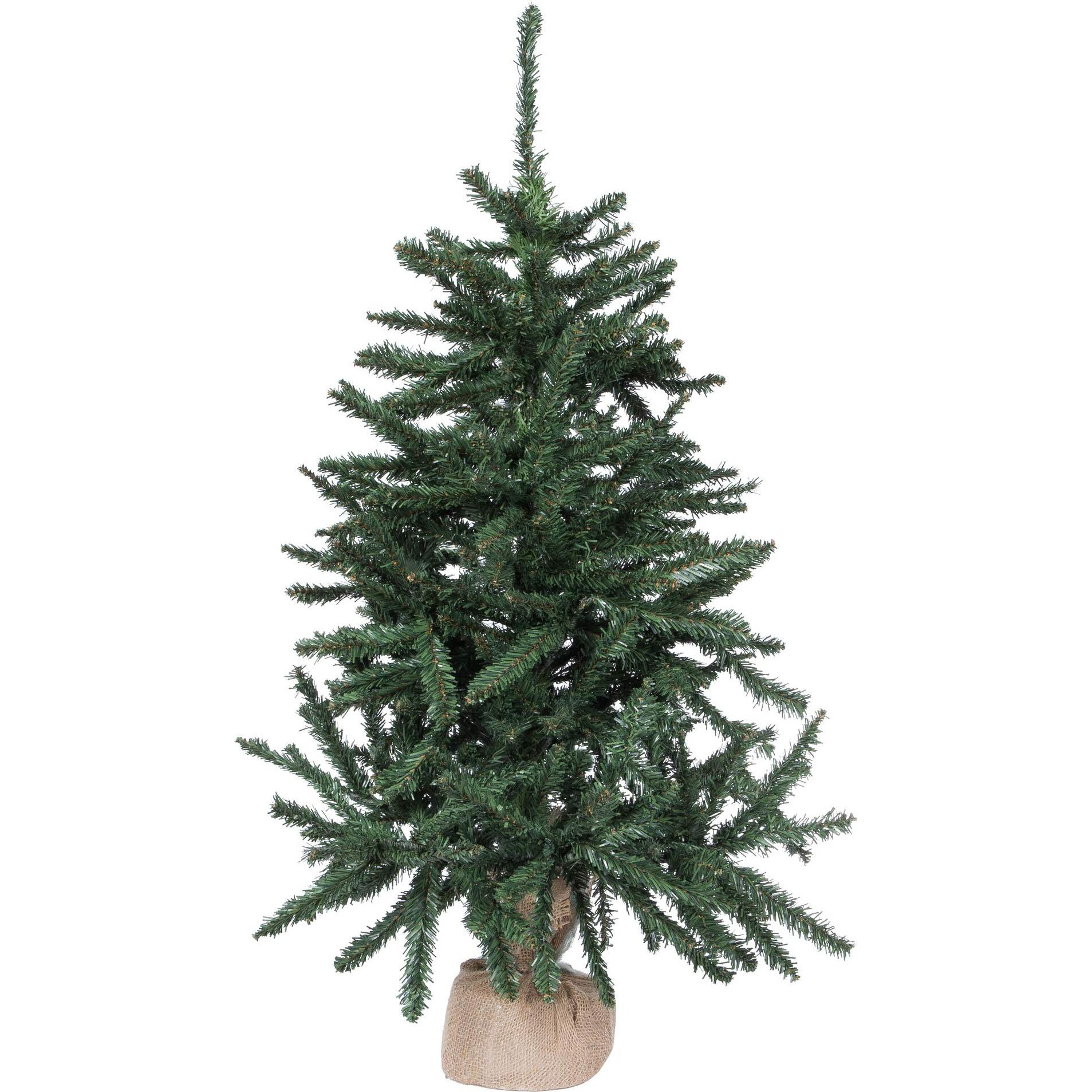 Vickerman 36  Anoka Pine Artificial Christmas Tree, Unlit - Faux Christmas Tree - Seasonal Indoor Home Decor