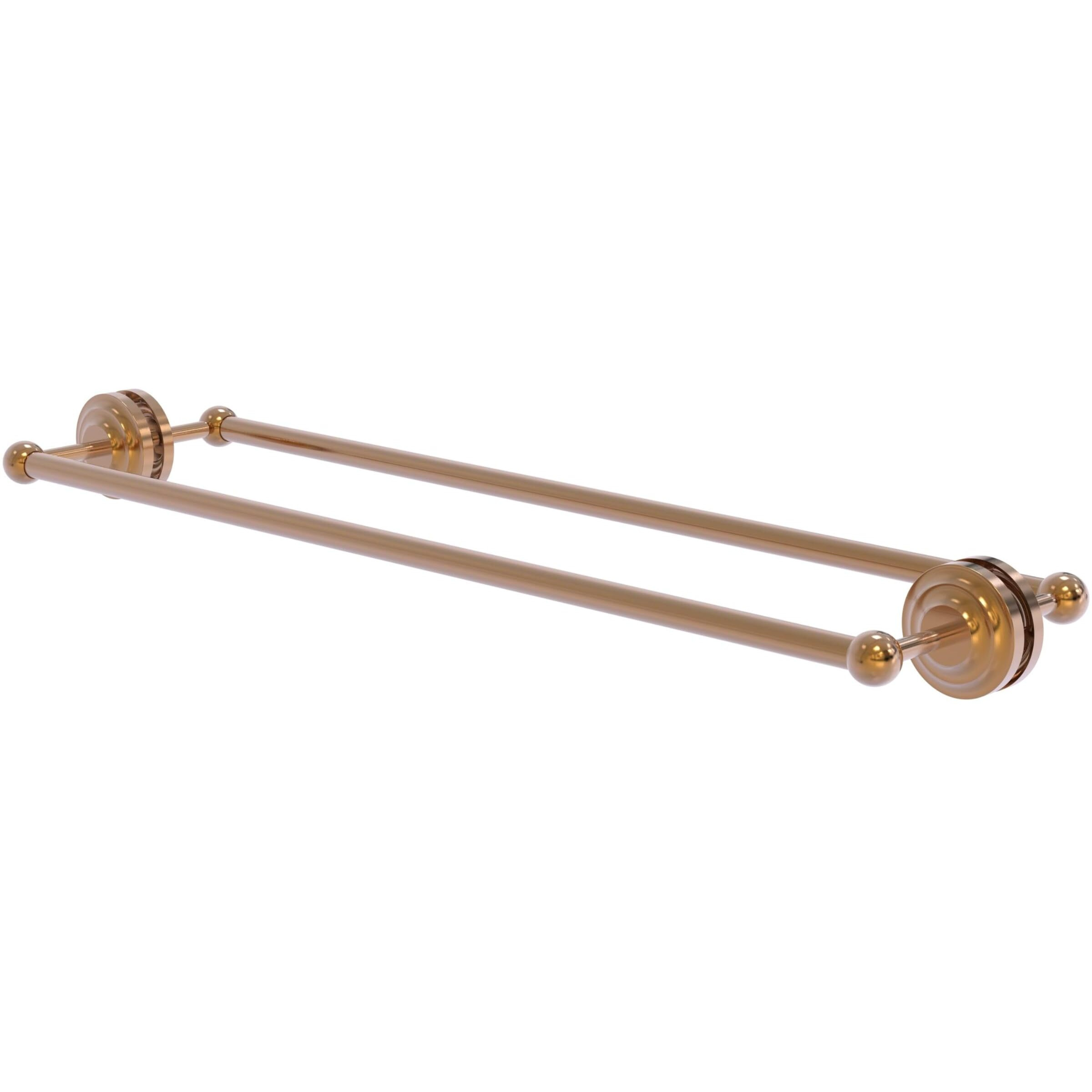 Allied Brass QN-41-BB-30 Que 30 Inch Back Shower Door Towel Bar, Brushed Bronze