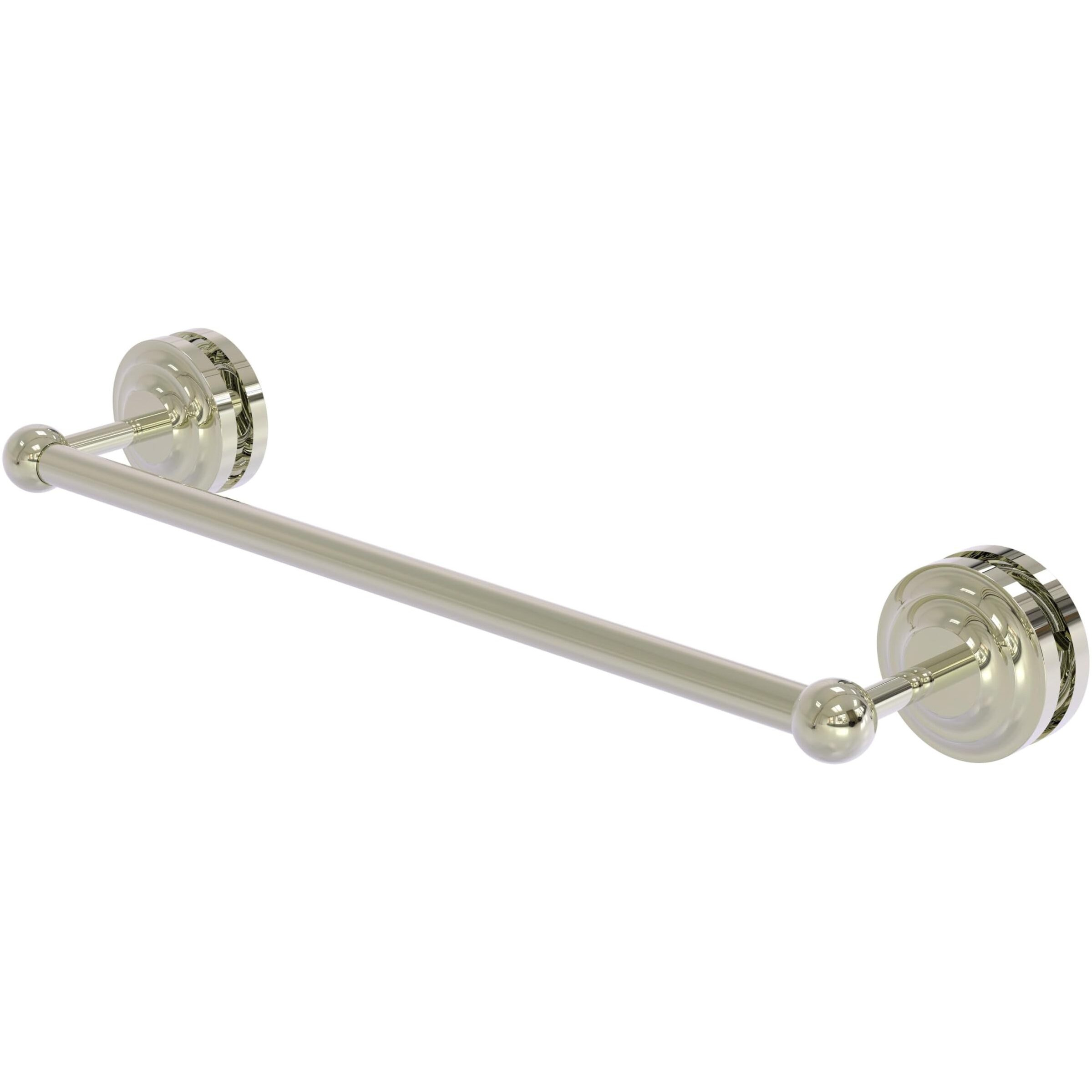 Allied Brass QN-41-SM-18 Que 18 Inch Shower Door Towel Bar, Polished Nickel