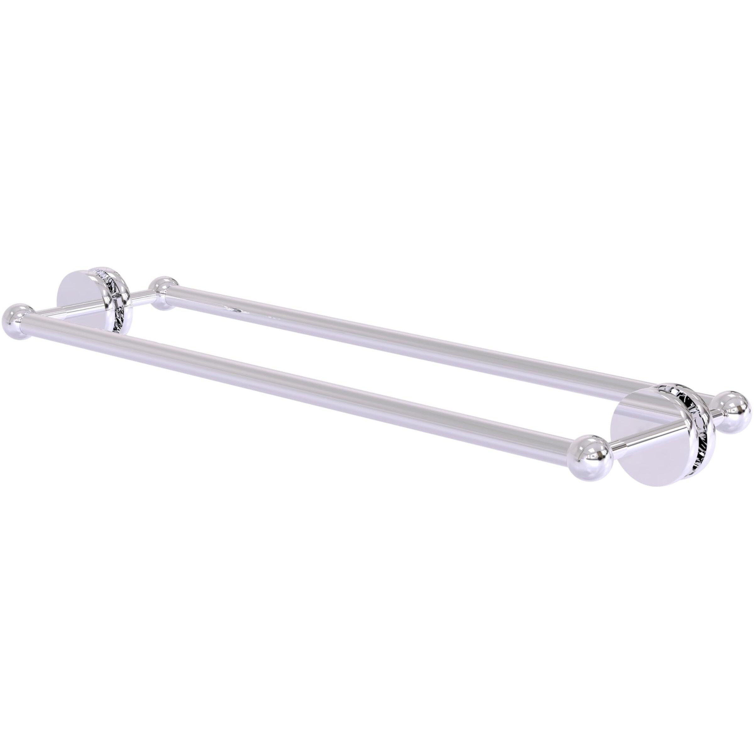 Allied Brass P1000-41-BB-24 Prestige Skyline Collection 24 Inch Back Shower Door Towel Bar, Polished Chrome