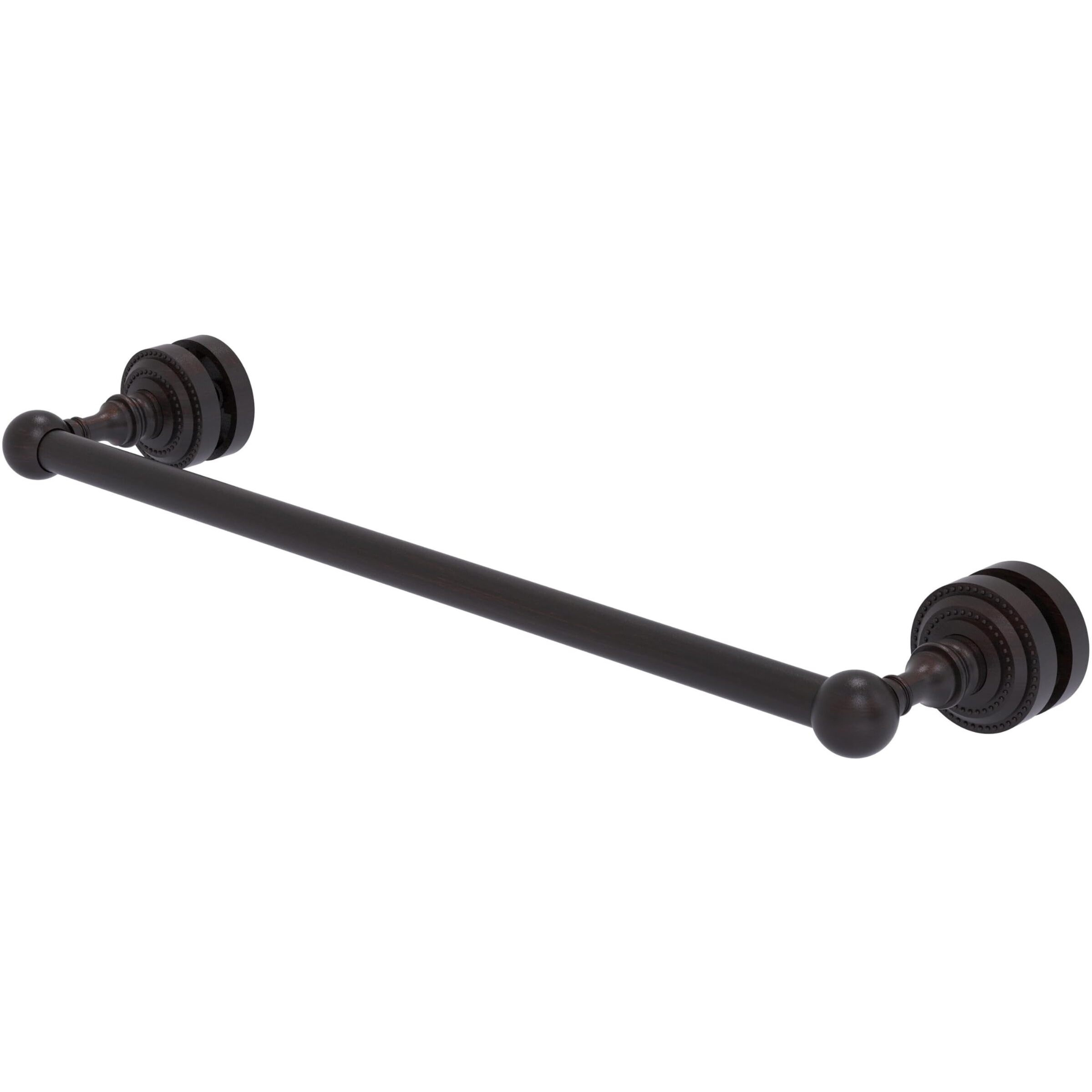 Allied Brass DT-41-SM-18 Dottingham Collection 18 Inch Shower Door Towel Bar, Venetian Bronze