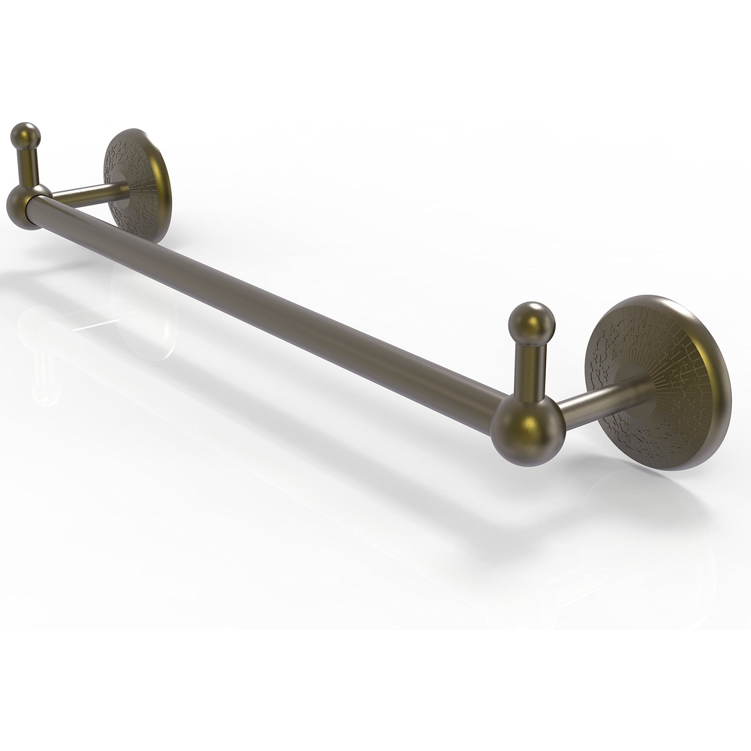 Allied Brass PMC-41-36-PEG Prestige Monte Carlo Collection 36 Inch Integrated Hooks Towel Bar, 36 , Antique Brass