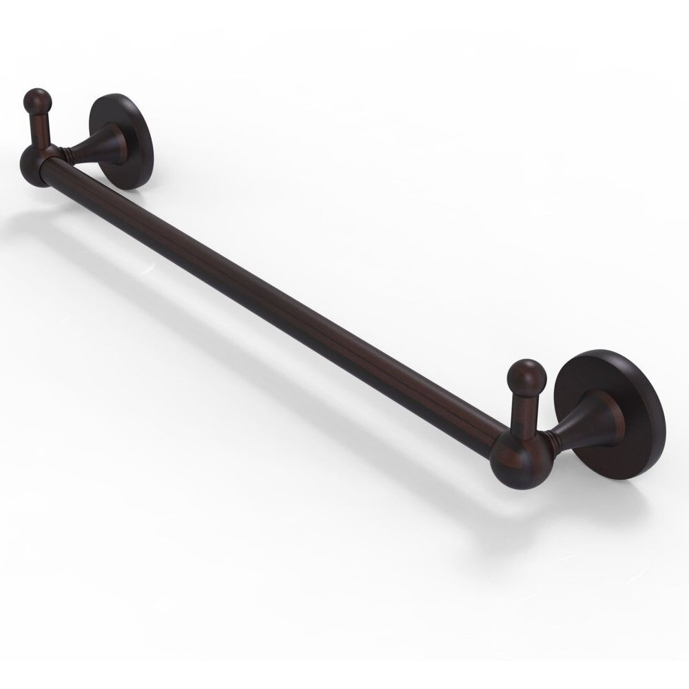 Allied Brass SL-41-18-PEG Shadwell Collection 18 Inch Integrated Hooks Towel Bar, 18 , Venetian Bronze