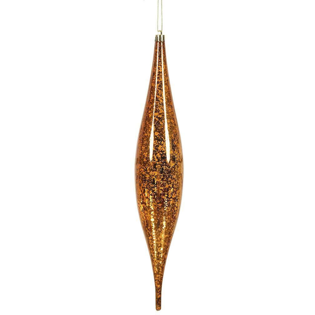 Vickerman 479384-13  Copper Mercury Finish Rain Drop Christmas Tree Ornament (2 pack) (N176688)