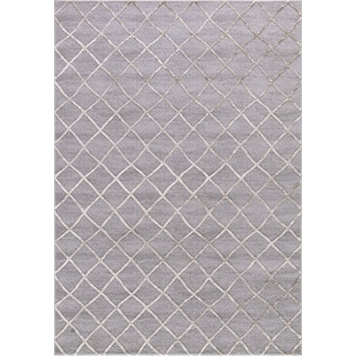 Concord Global Wow Home Thema Teo Beige- Gray Area Rug 5'3 X7'3