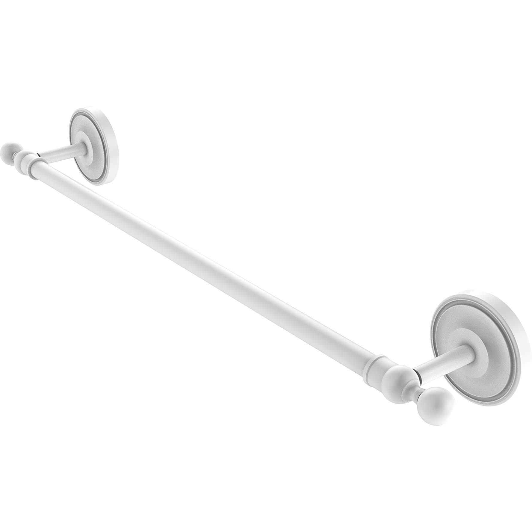 Allied Brass R-41/30 Regal Collection 30 Inch Towel Bar, Matte White