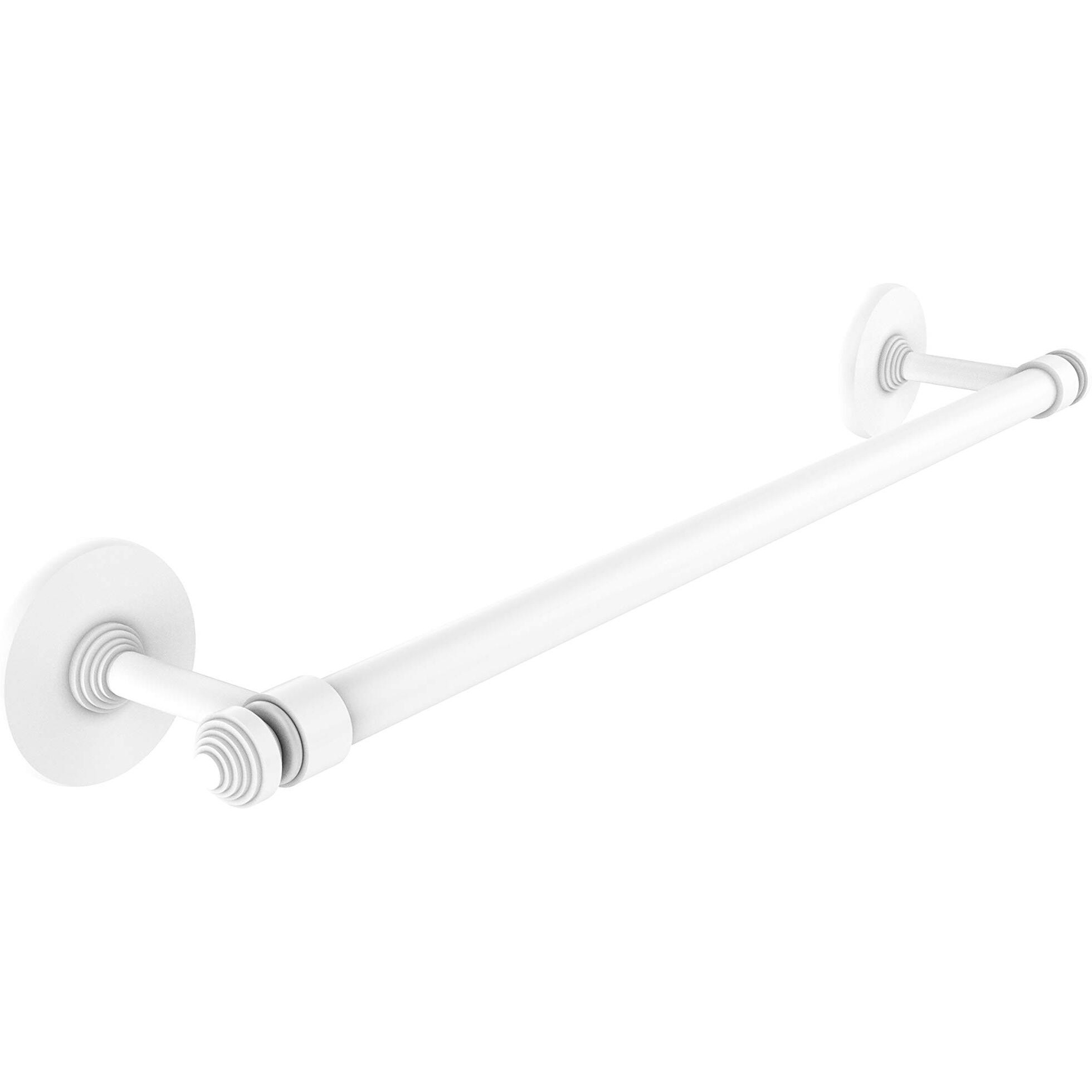 Allied Brass SB-41/30 Southbeach Collection 30 Inch Towel Bar, Matte White