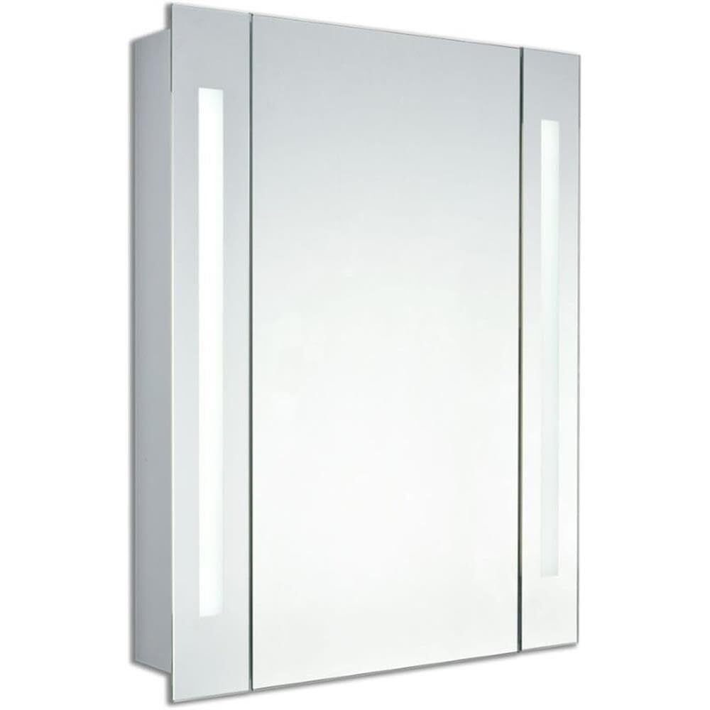 Elegant Decor Elixir 30  x 24  LED Medicine Cabinet in Silver Powder Coating