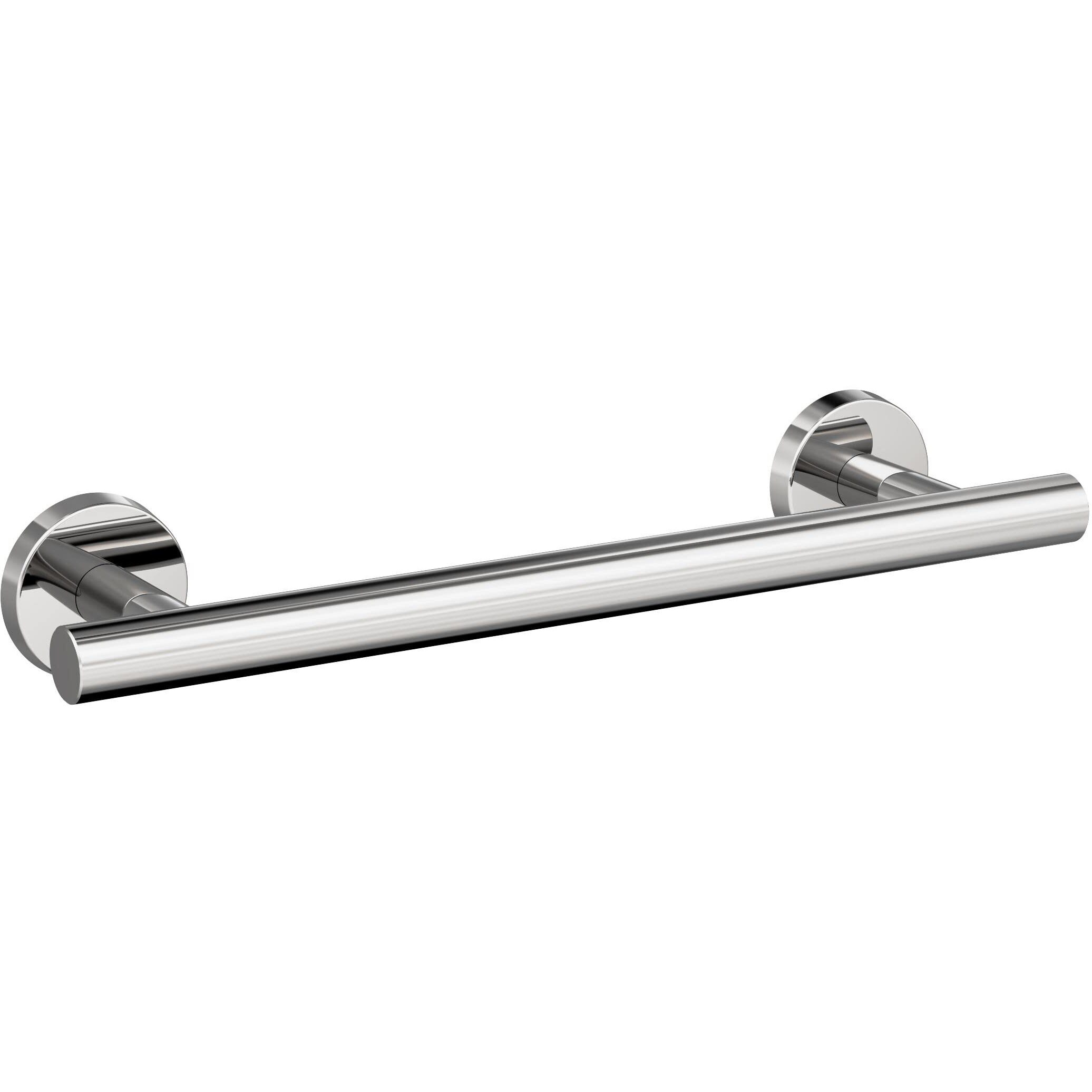 Amerock BH26546PSS | Polished Stainless Steel Towel Bar | 9 in (229 mm) Towel Rack | Arrondi | Bathroom Towel Holder | Bathroom Hardware | Bath Accessories