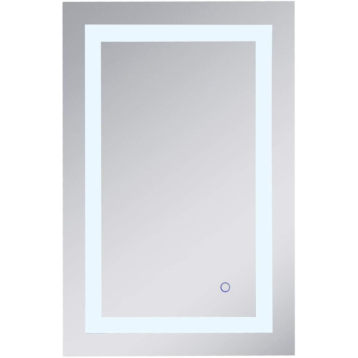 Elegant Decor Helios 30  x 20  Hardwired LED Bathroom Mirror with Touch Sensor