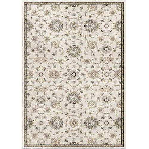 Orian Rugs Manor Sarouk Soft White 5'3 x7'6