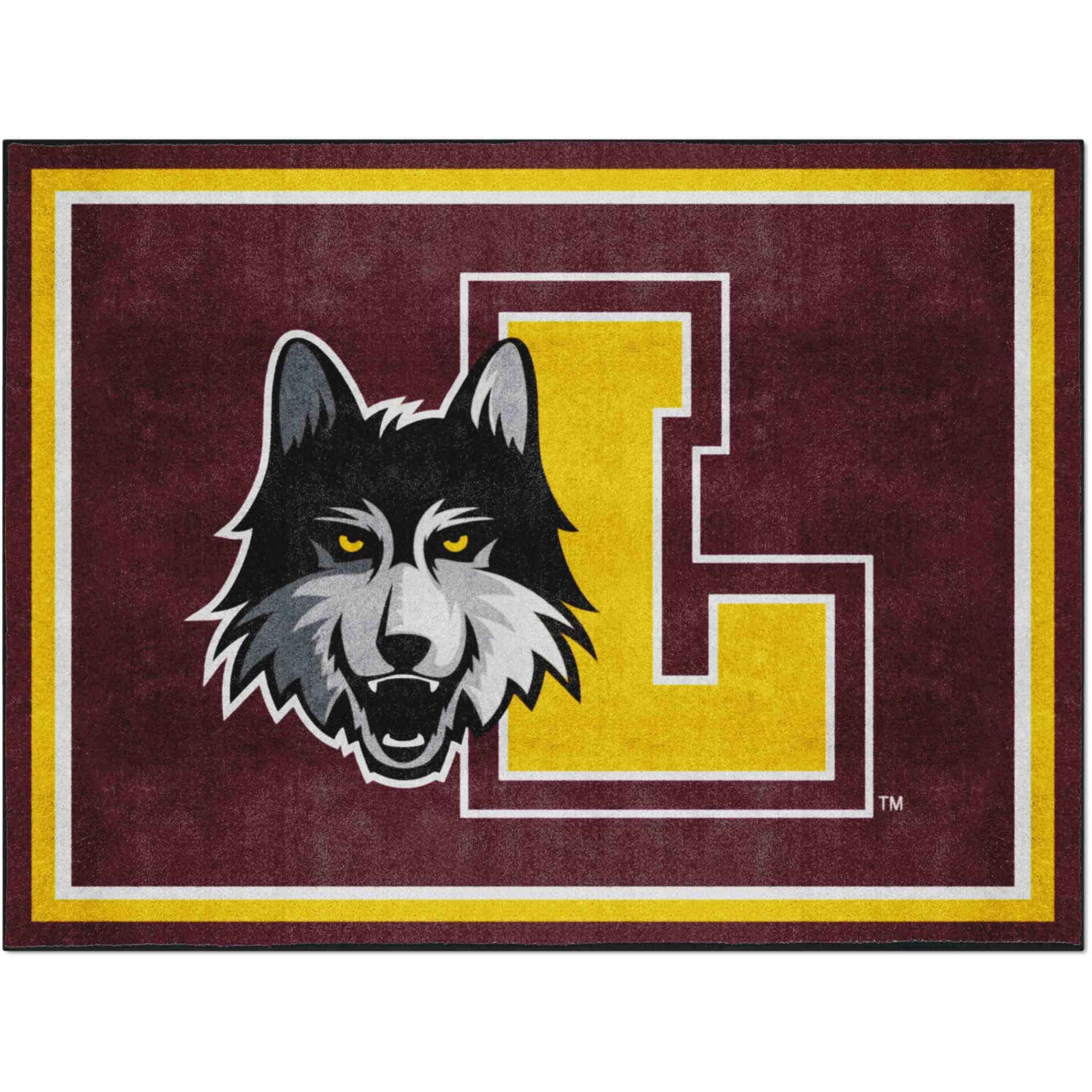 FANMATS 24510 Loyola University Chicago 8ft. x 10 ft. Plush Area Rug