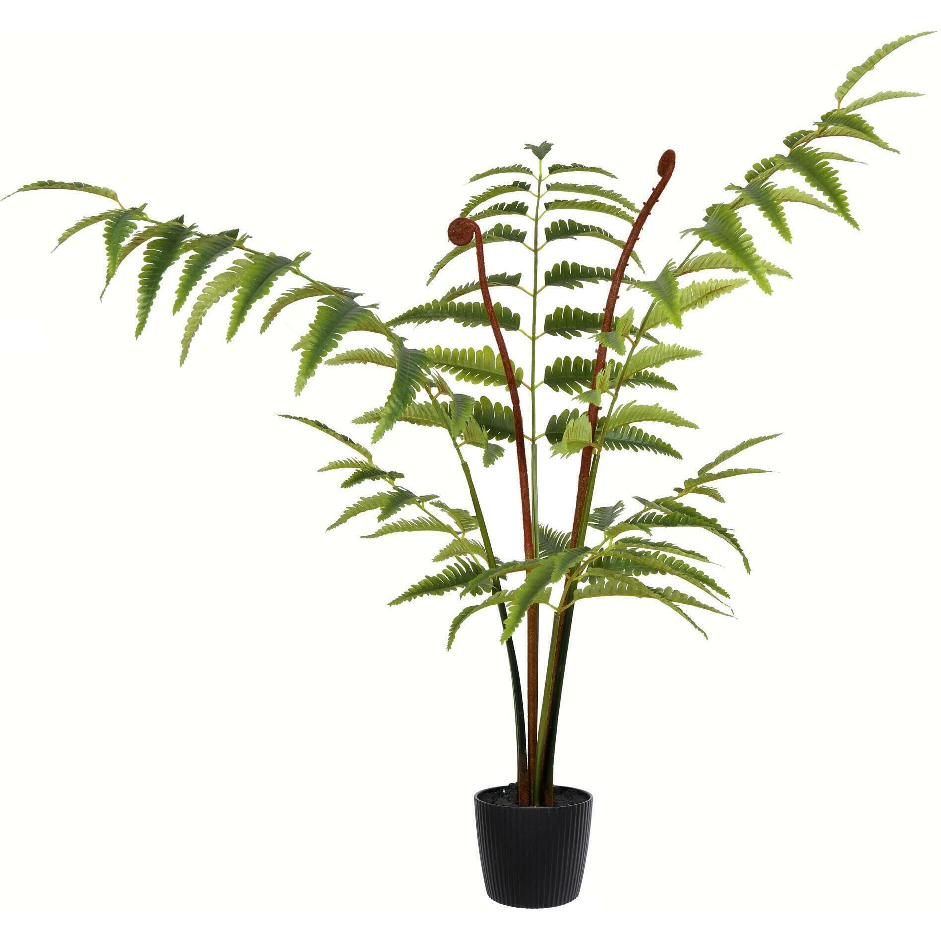 Vickerman 3' Artificial Potted Leather Fern.