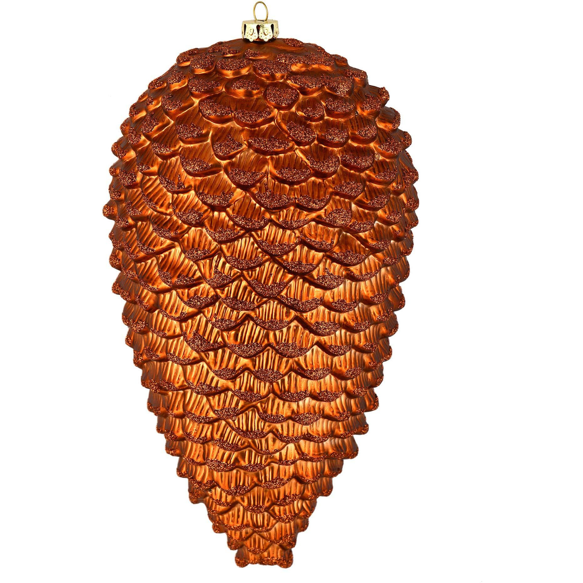 Vickerman Copper Pinecone Ornament