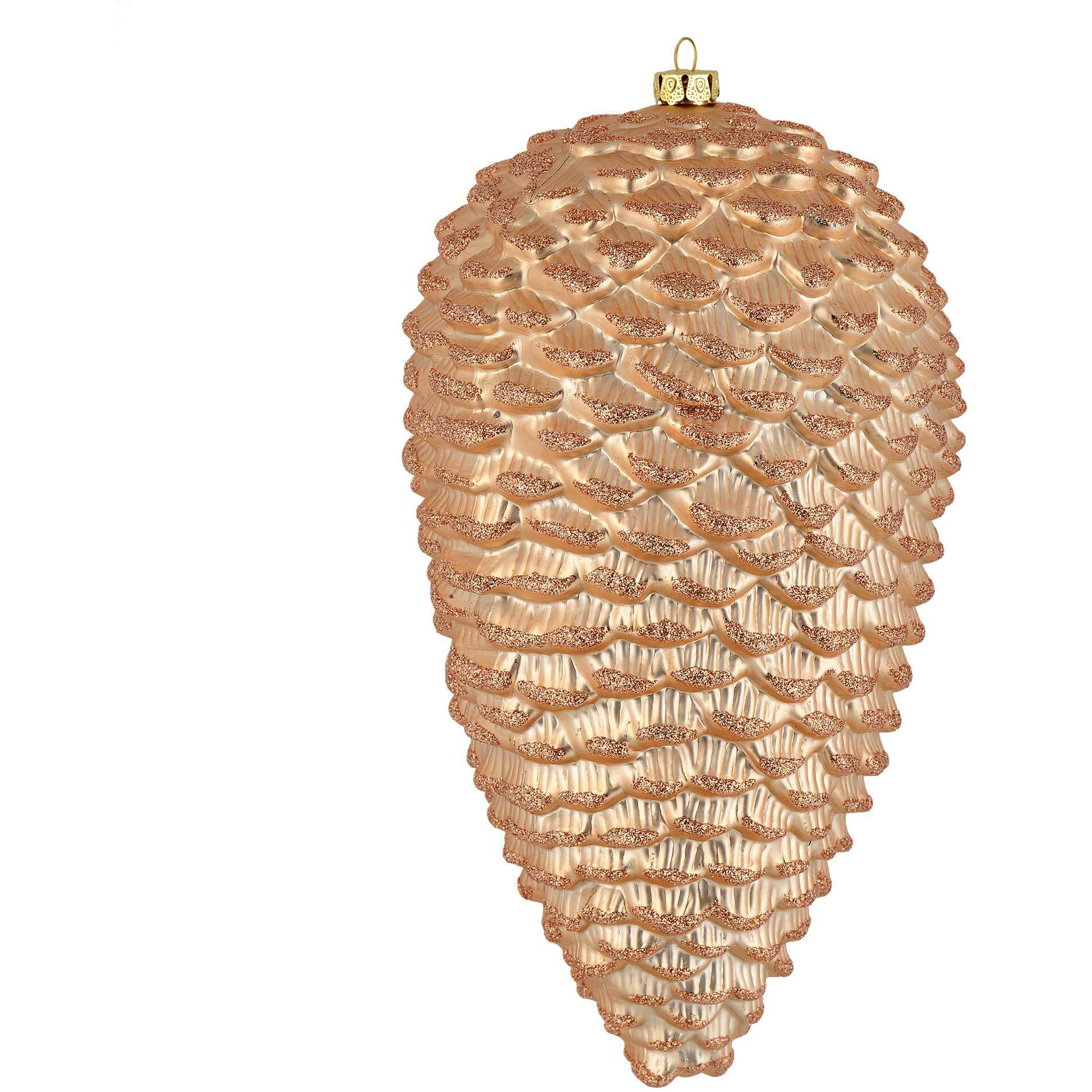 Vickerman Caf Latte Pinecone Ornament