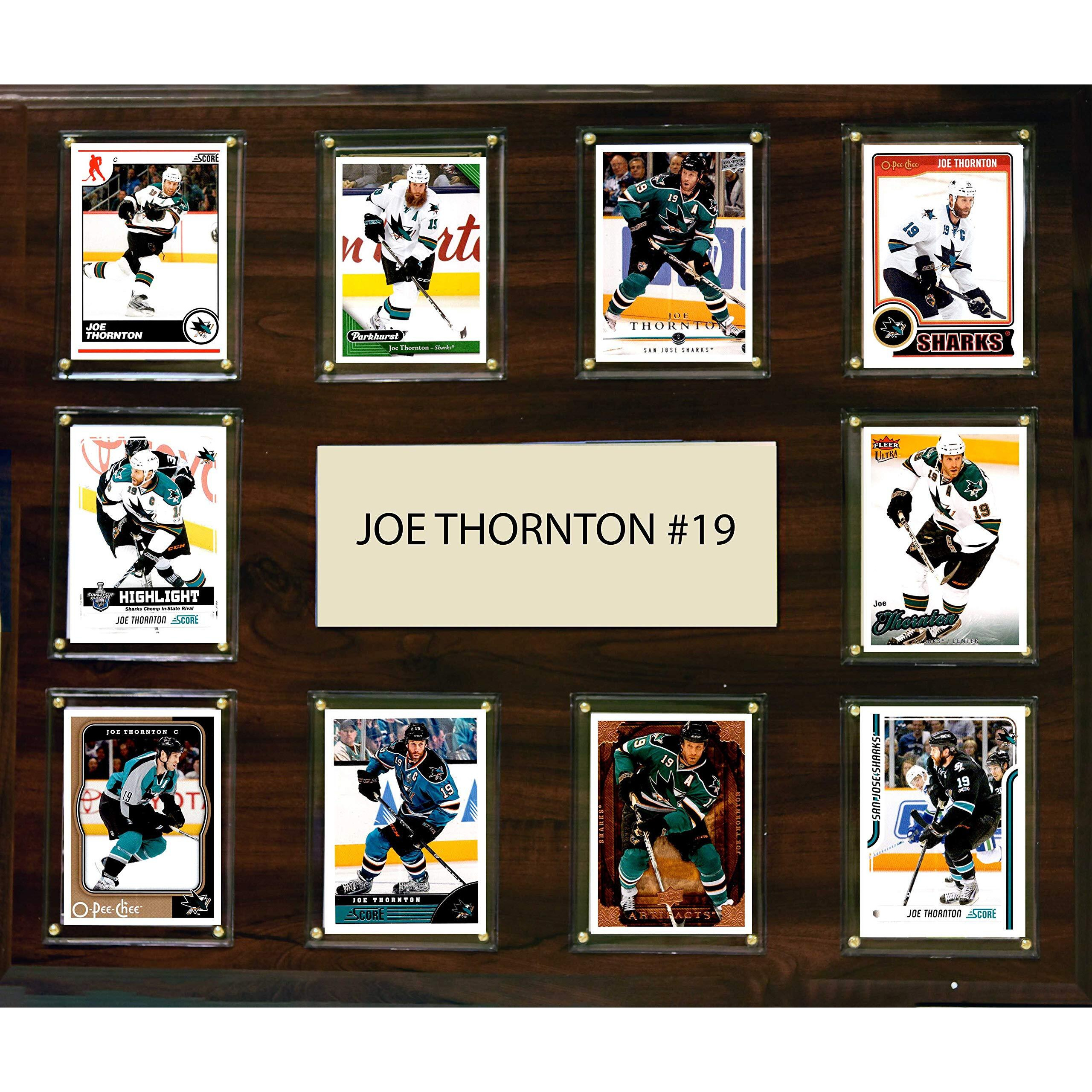 C & I Collectibles NHL 15 x18  Joe Thornton San Jose Sharks Player Plaque