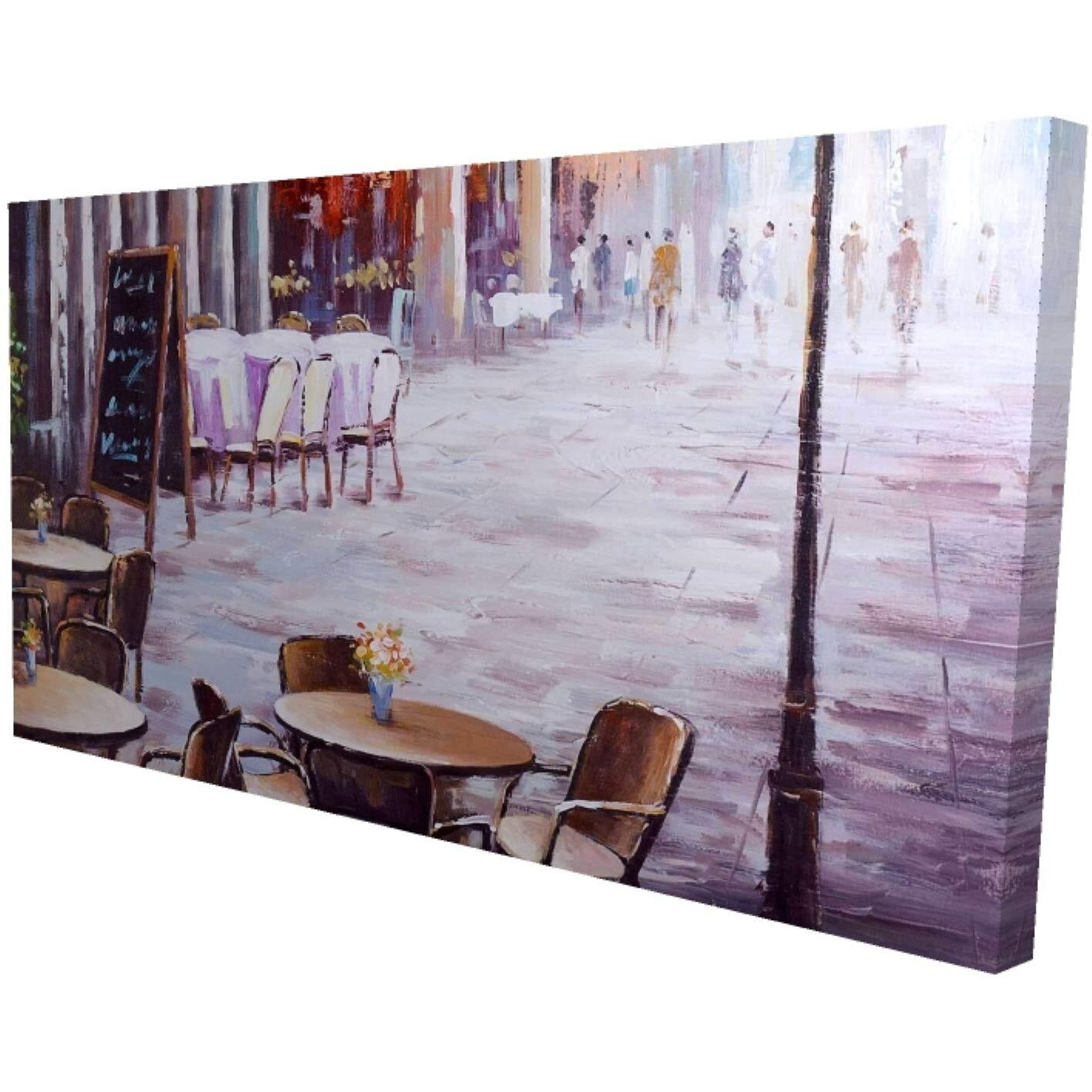 Begin Outdoor Restaurant - Print on Canvas Edition