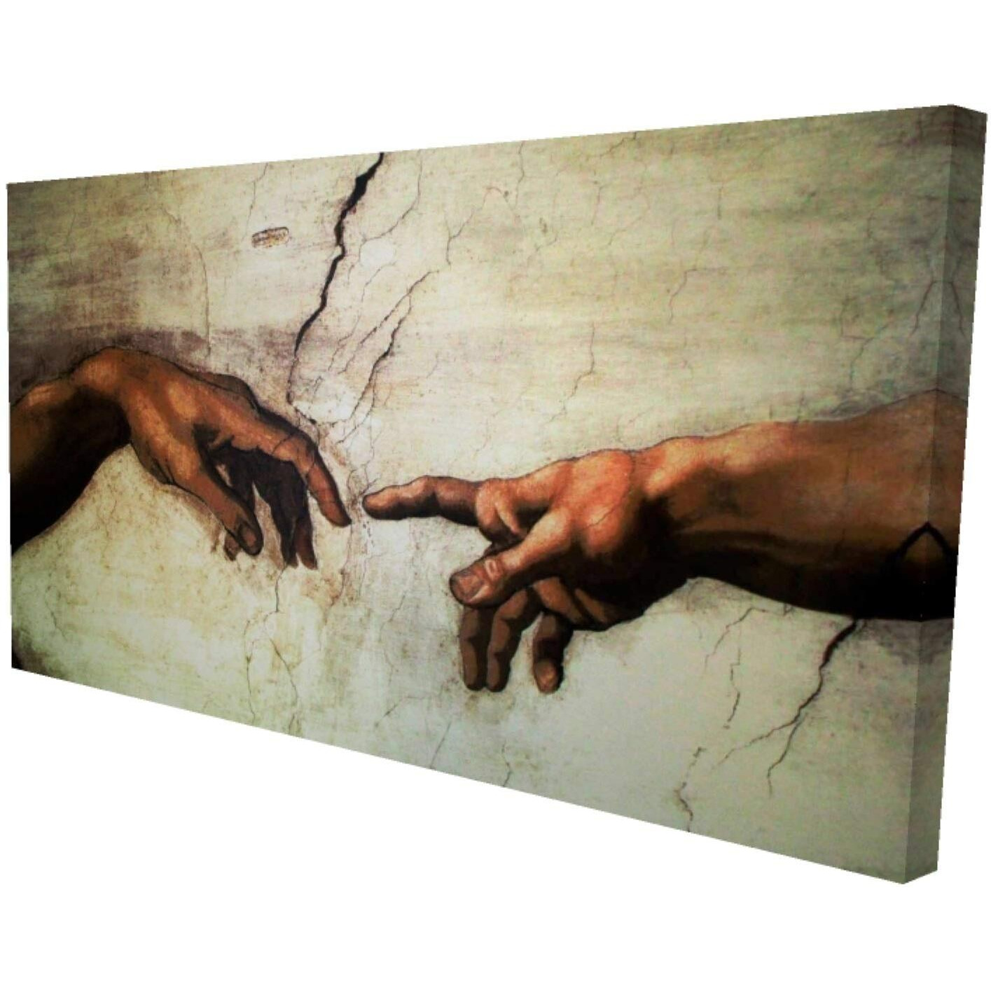 Begin Michelangelo's Creation of Adam - Print on Canvas Edition