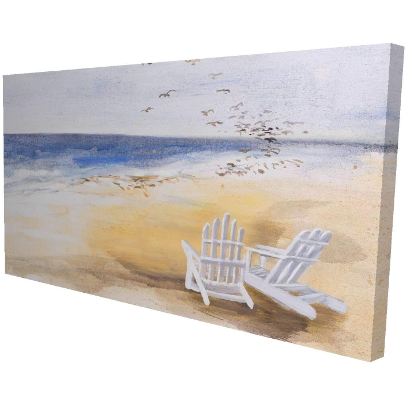 Begin Day at The Beach - Print on Canvas Edition