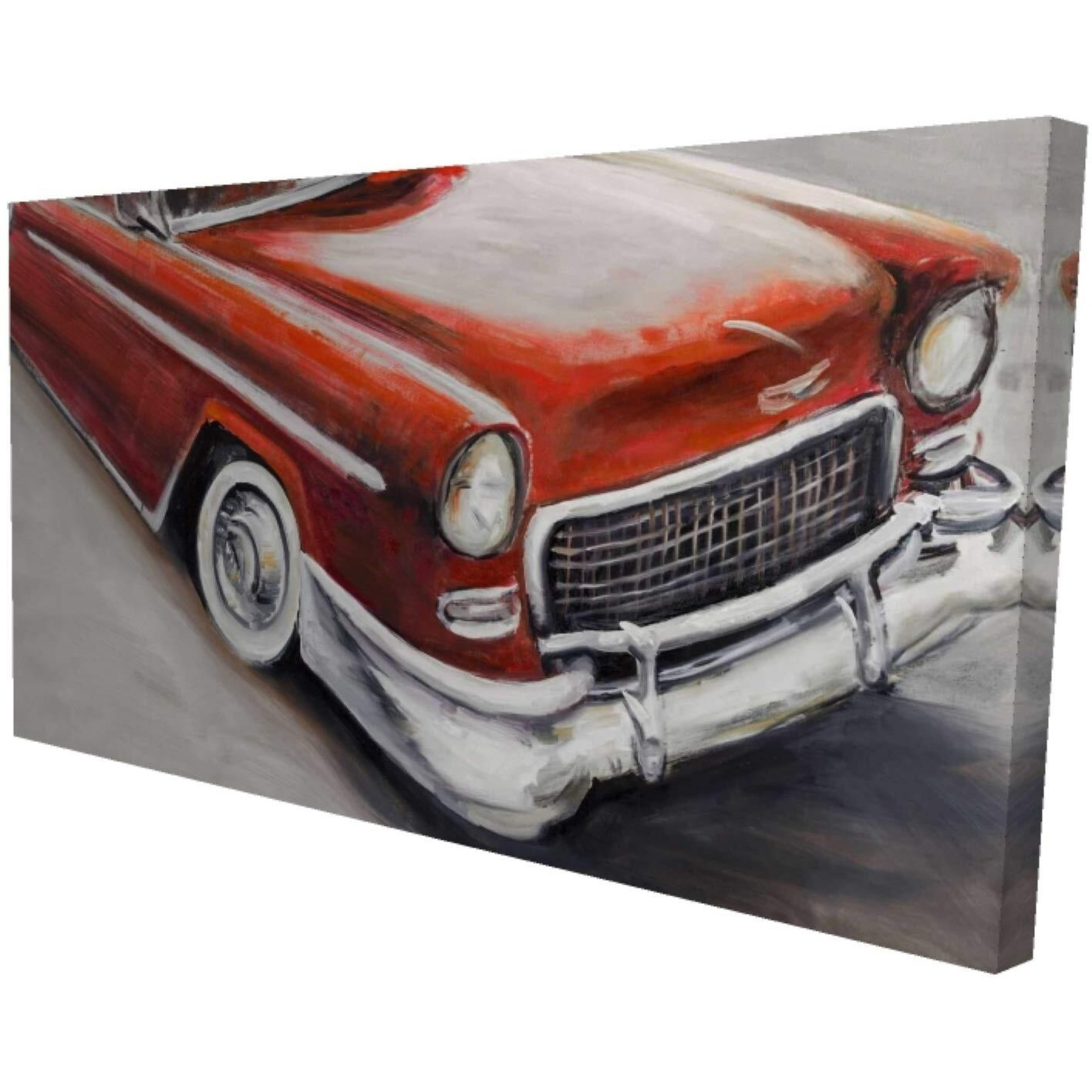 Begin Vintage Classic CAR - Print on Canvas Edition