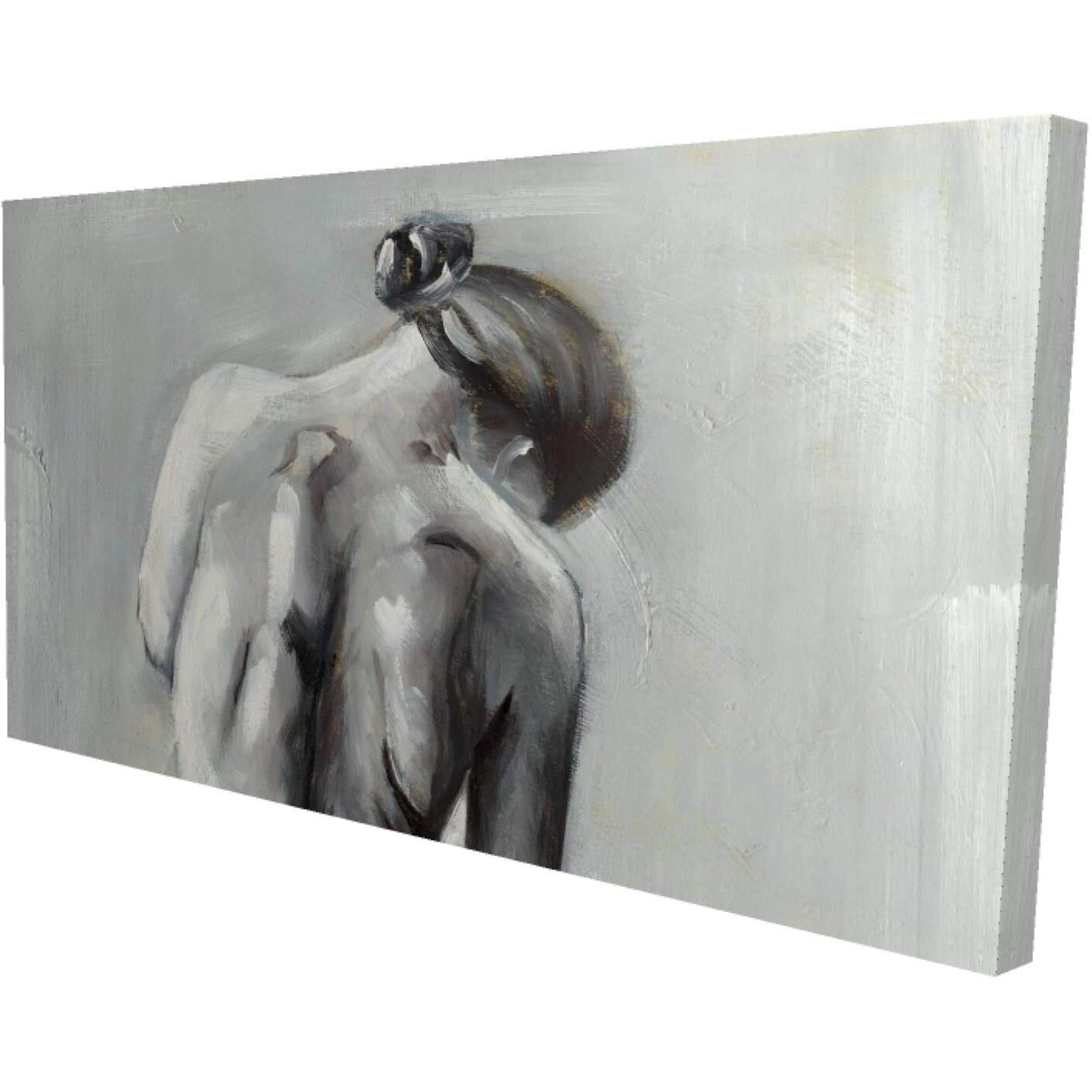 Begin Nude Woman from Behind - Print on Canvas Edition