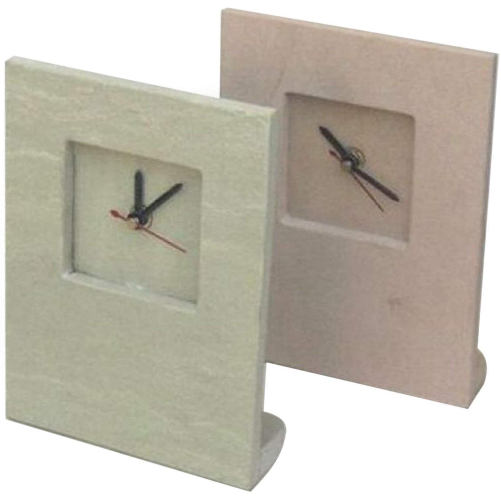 INDIA OVERSEAS TRADING CORP Stone Clock, 4 Assorted Styles