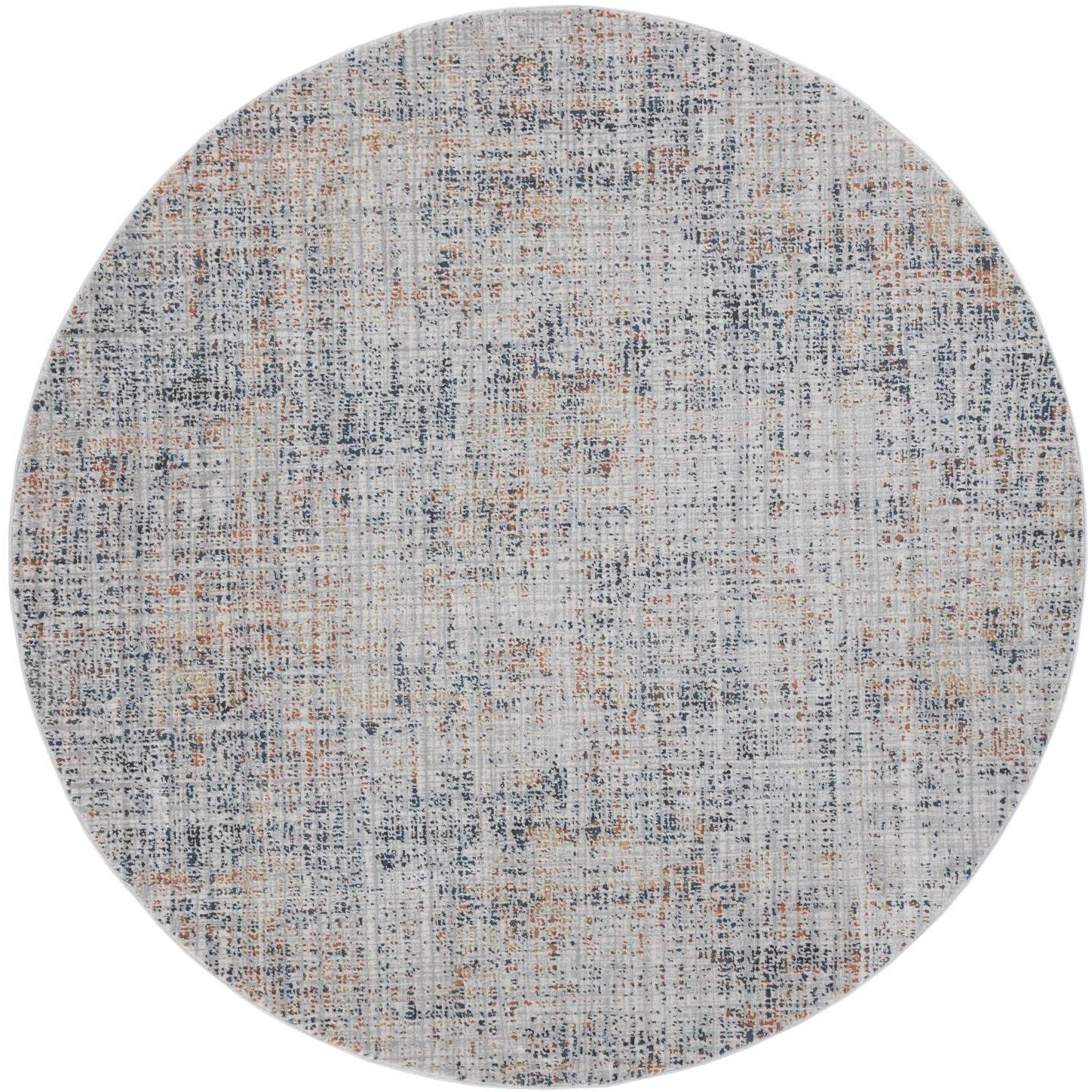 United Weavers of America Allure Octavia Multi Round Rug 7'10  RD, Ivory