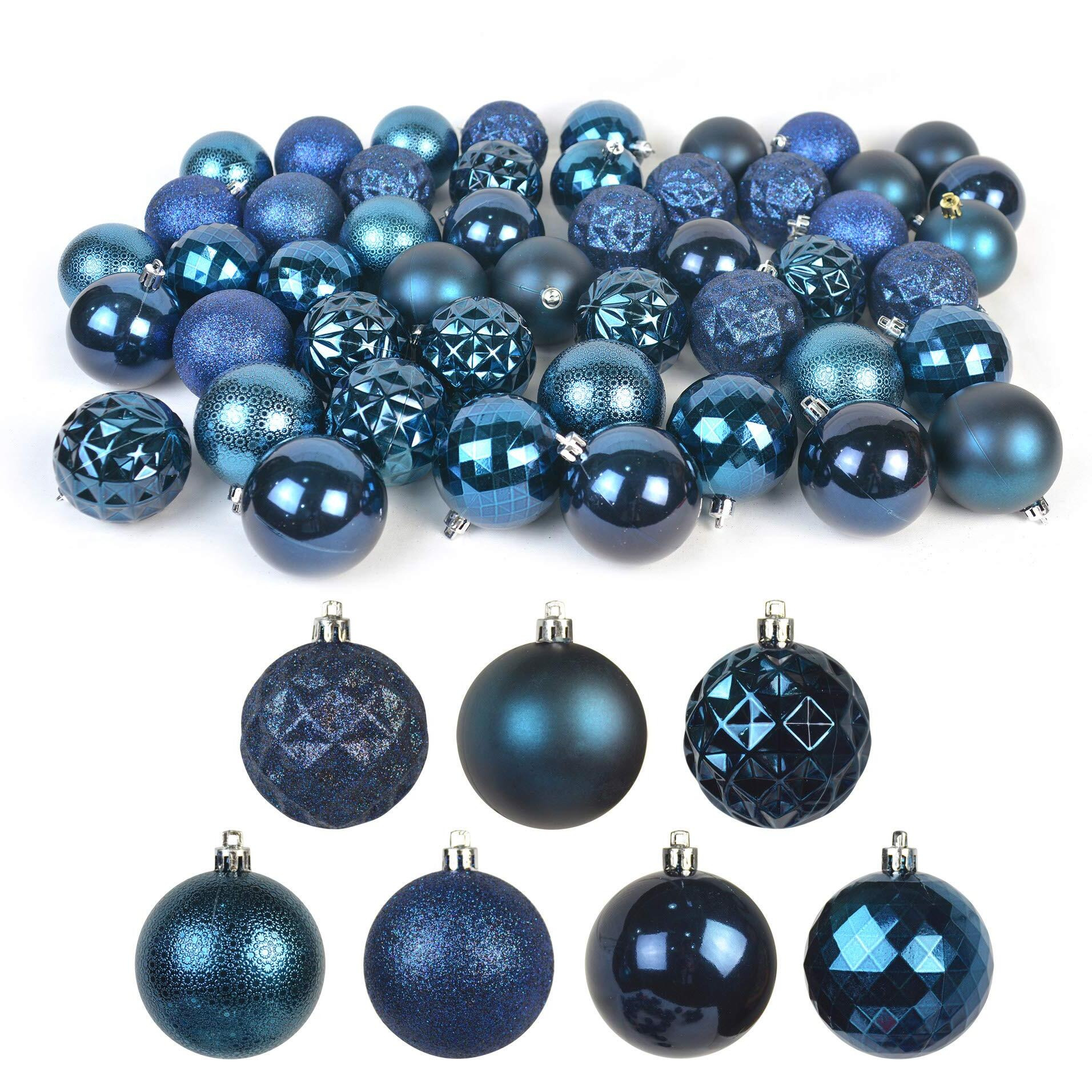 Jeco Blue 48Pk Christmas Ornament