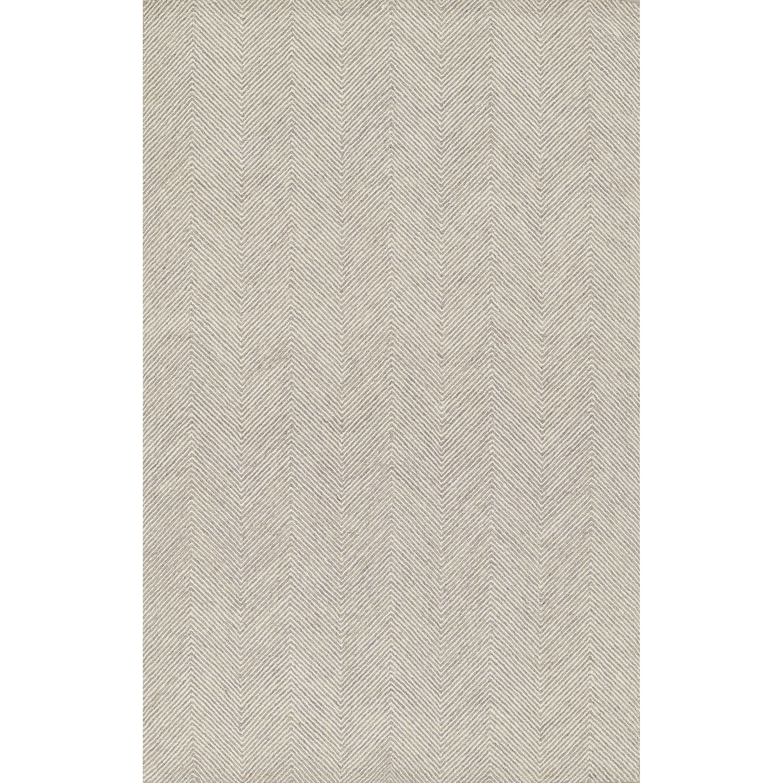 Momeni Charles Wool Hand Tufted Contemporary Indoor Area Rug, Taupe, 3'6  X 5'6